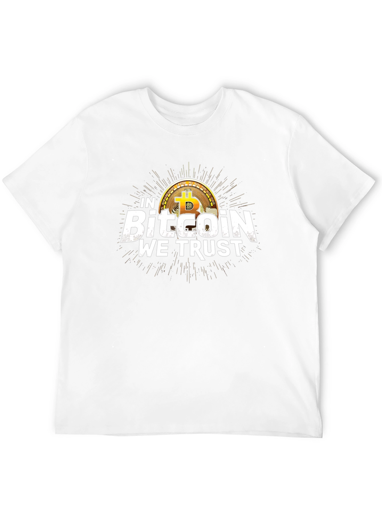 Bitcoin We Trust Black T-Shirt