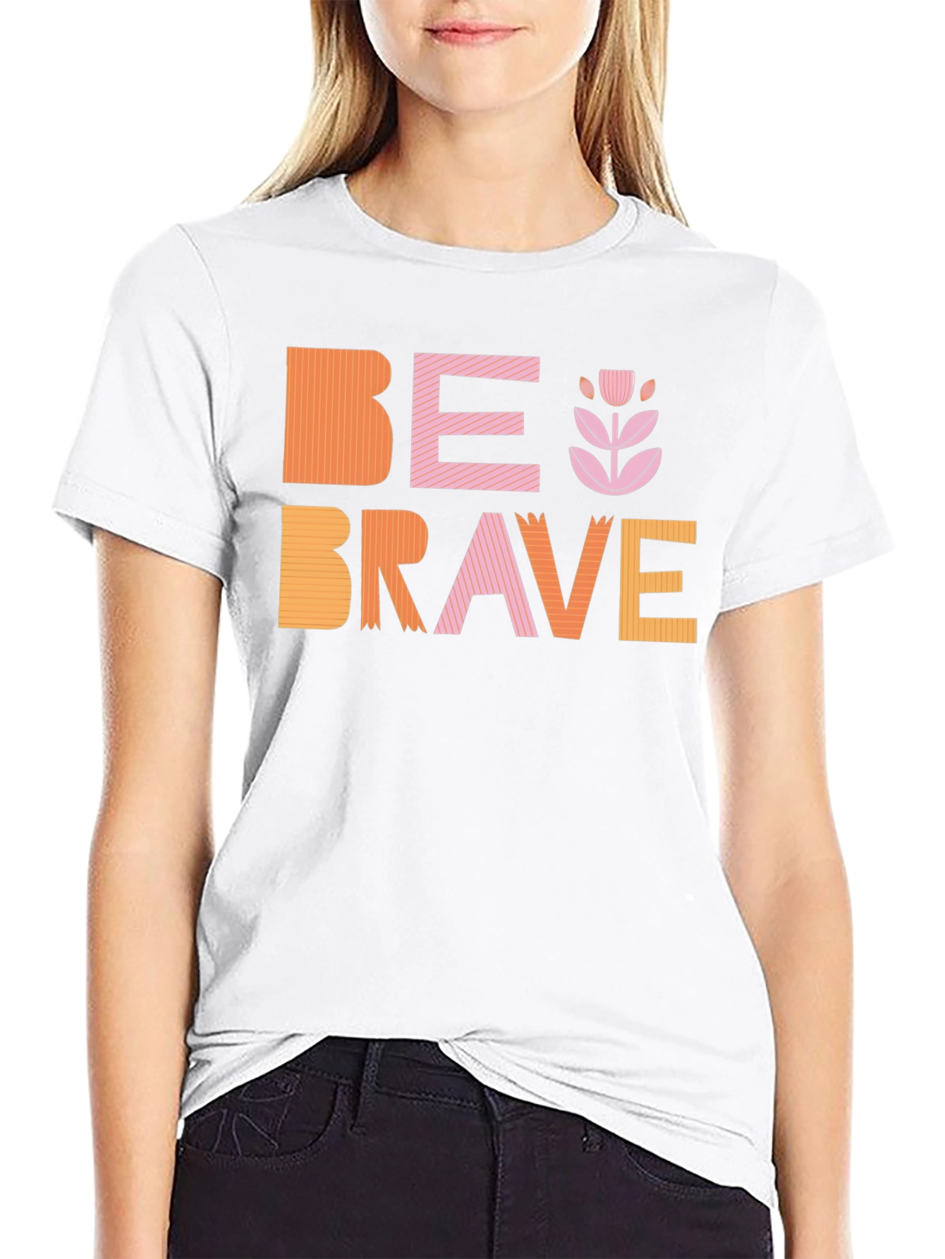 Be Brave Graphic Tee - Stylish Comfort