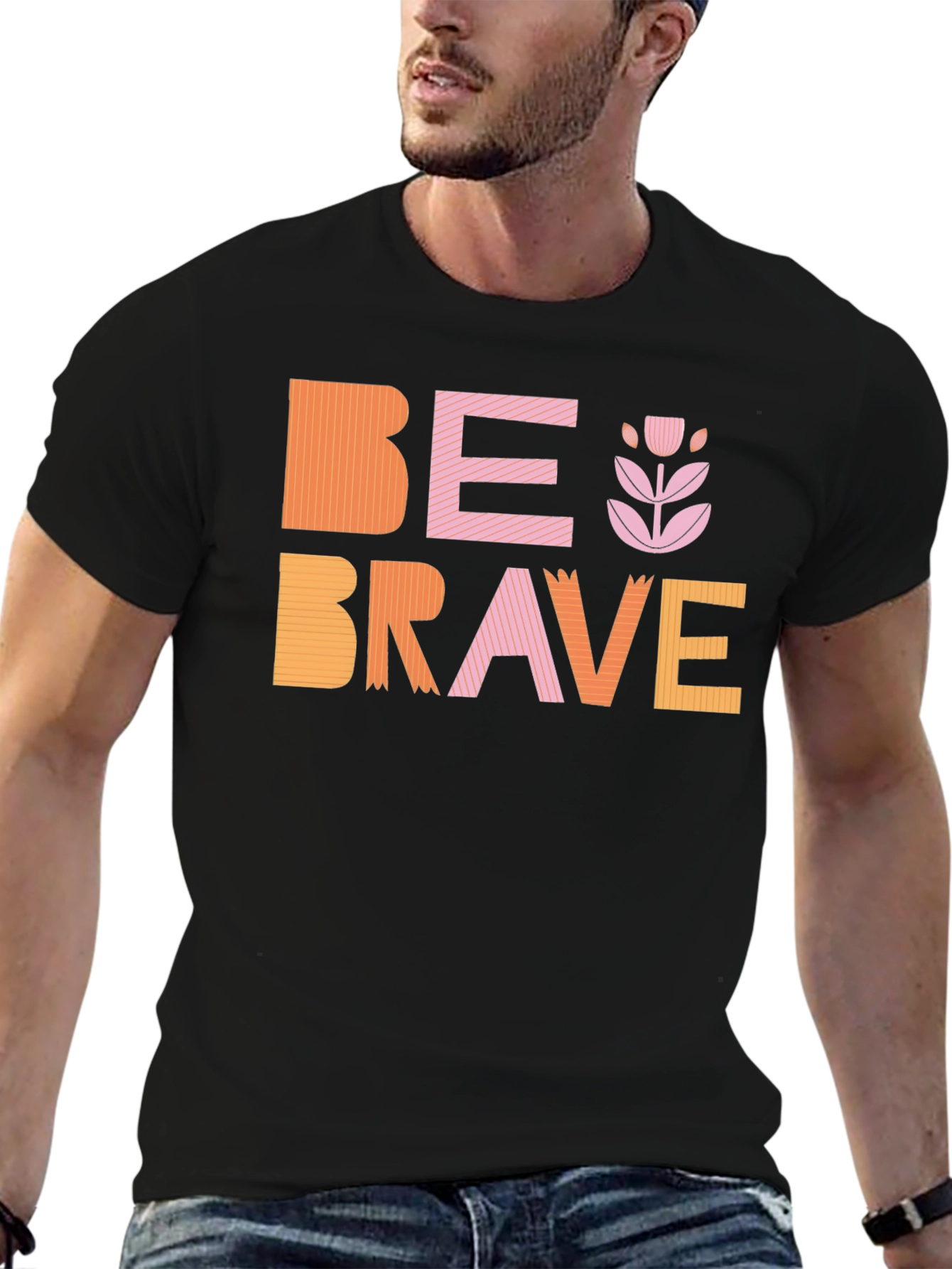Be Brave Graphic Tee - Stylish Comfort
