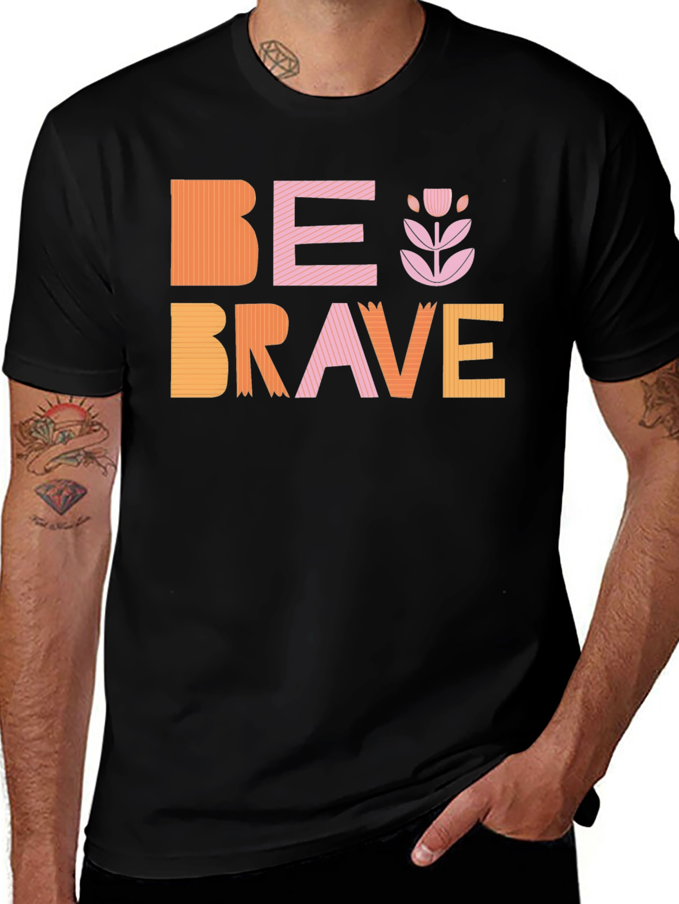 Be Brave Graphic Tee - Stylish Comfort