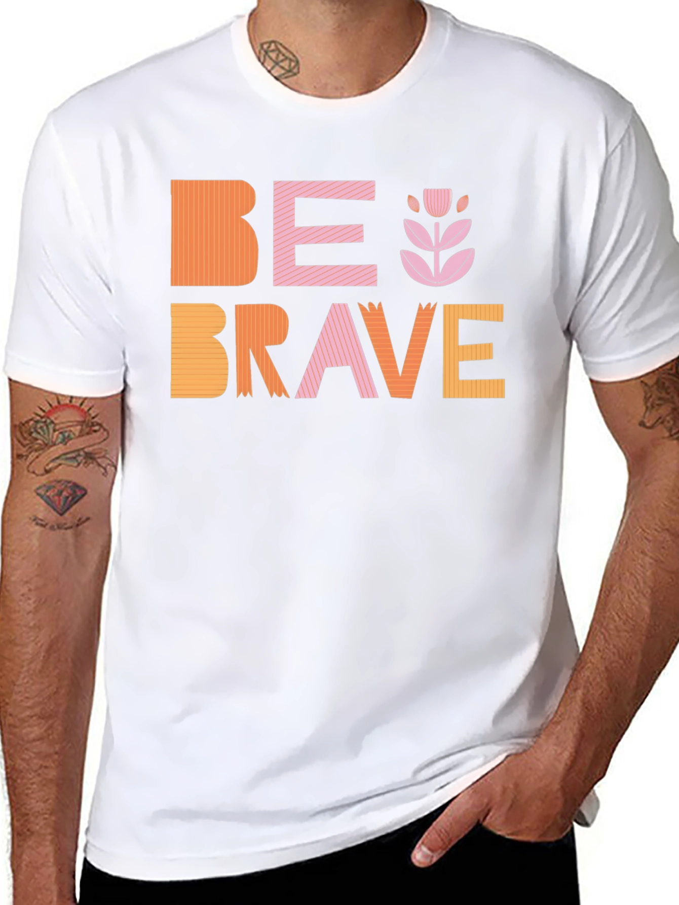 Be Brave Graphic Tee - Stylish Comfort