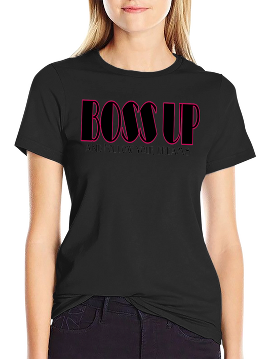 Boss Up Graphic Tee - Black