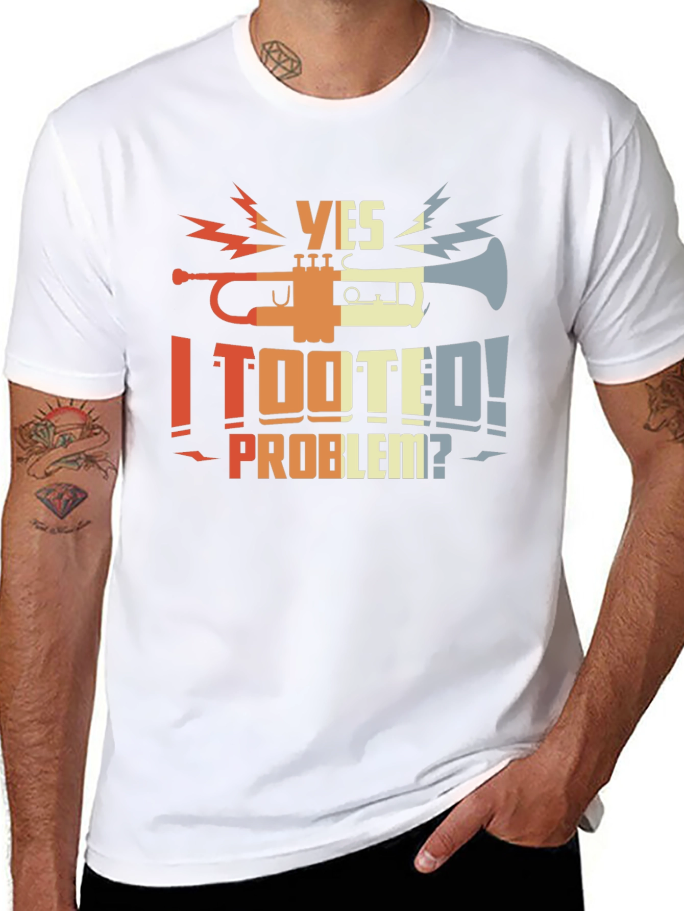 Yes I Tooted T-Shirt - Funny Musician Tee