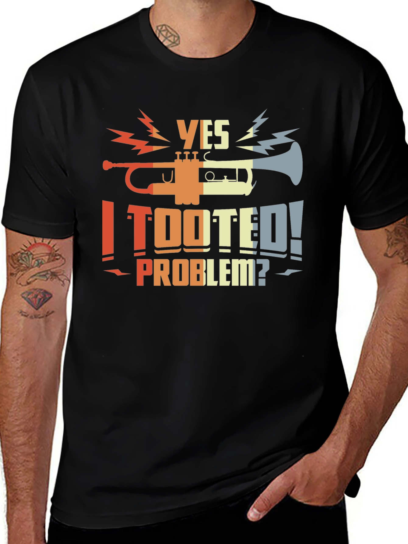 Yes I Tooted T-Shirt - Funny Musician Tee