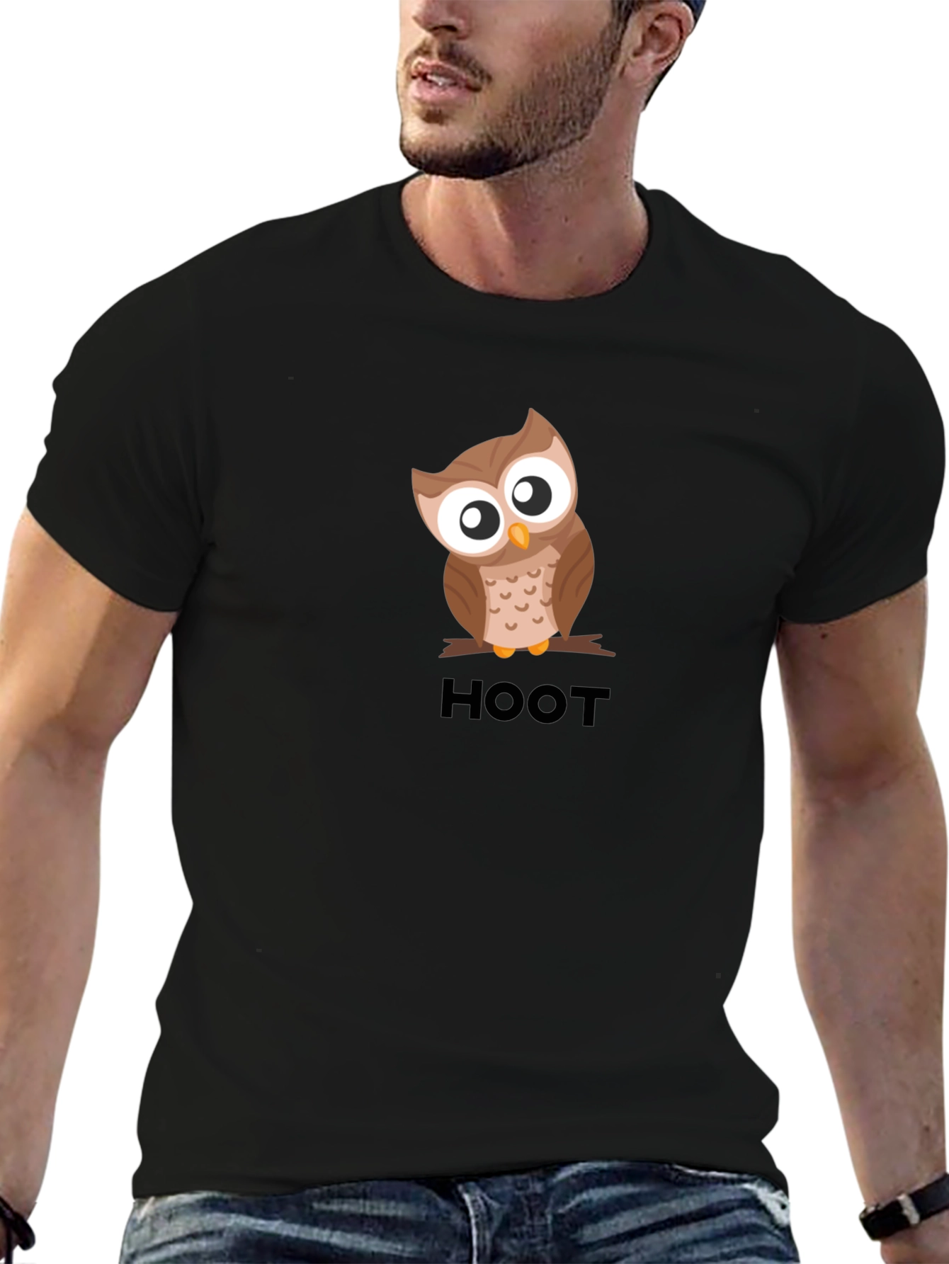 Hoot Owl Graphic T-Shirt - Unique Design