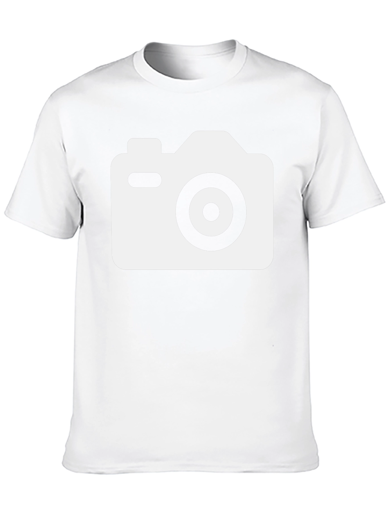Camera Graphic T-Shirt - Black Cotton Tee