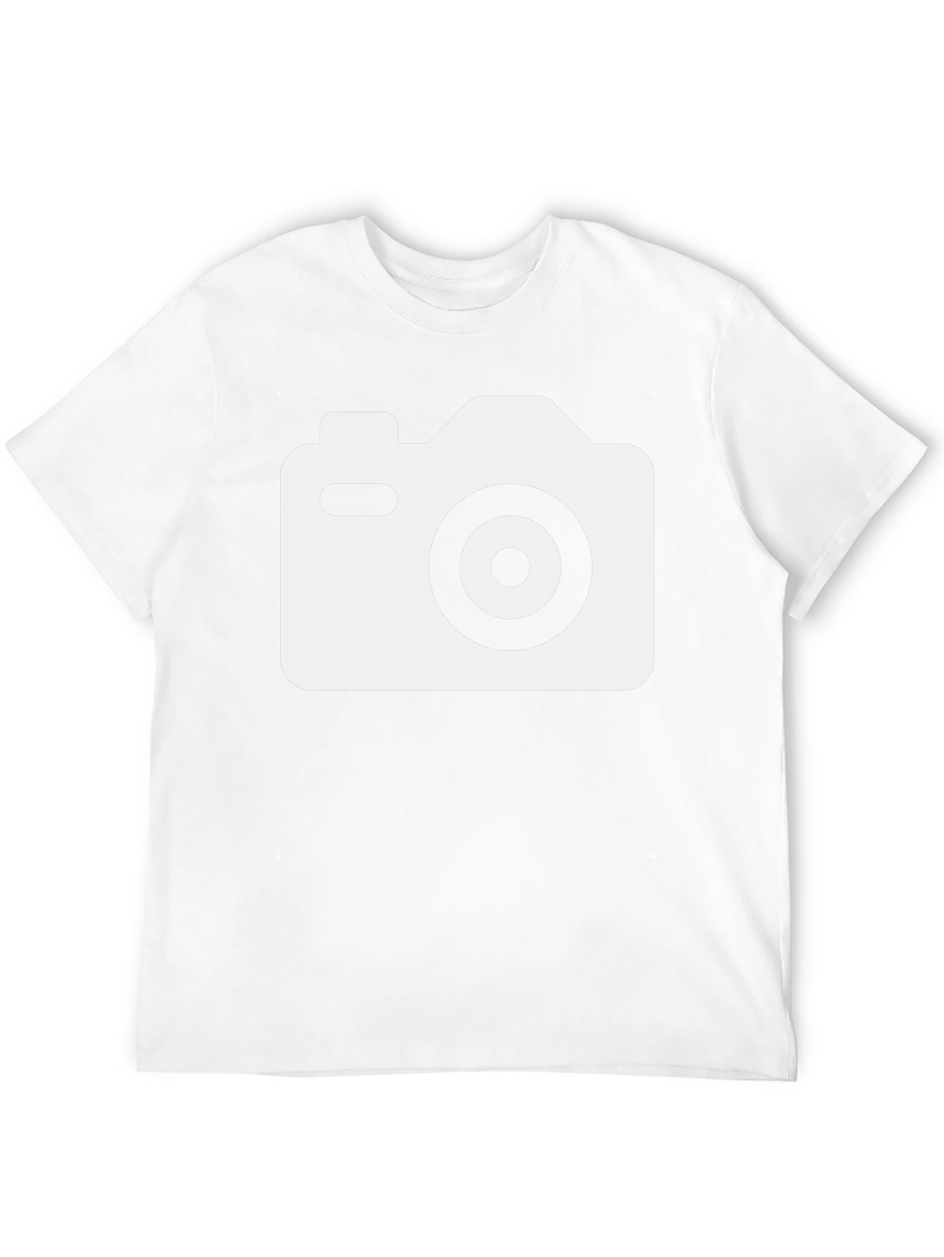 Camera Graphic T-Shirt - Black Cotton Tee