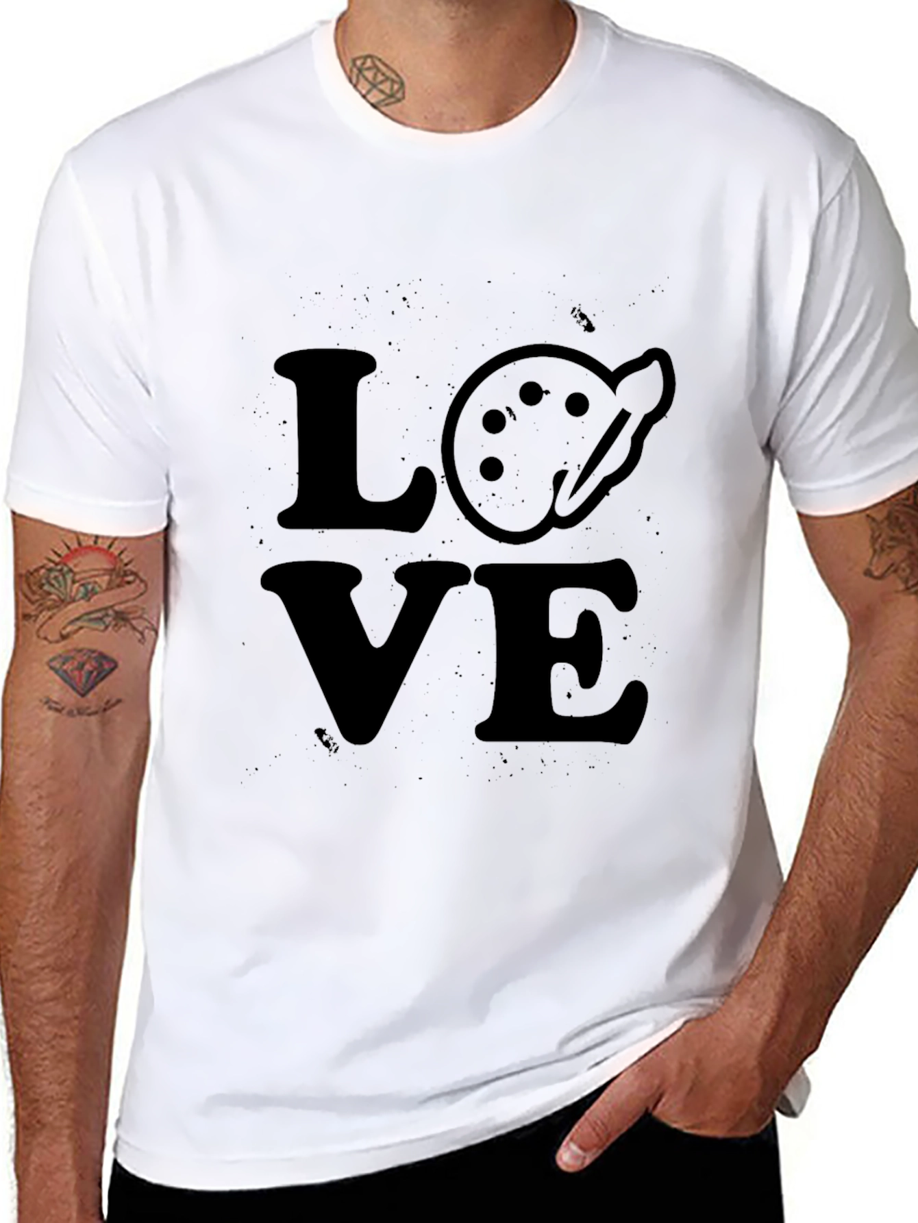 Artist Love Graphic Tee - Black