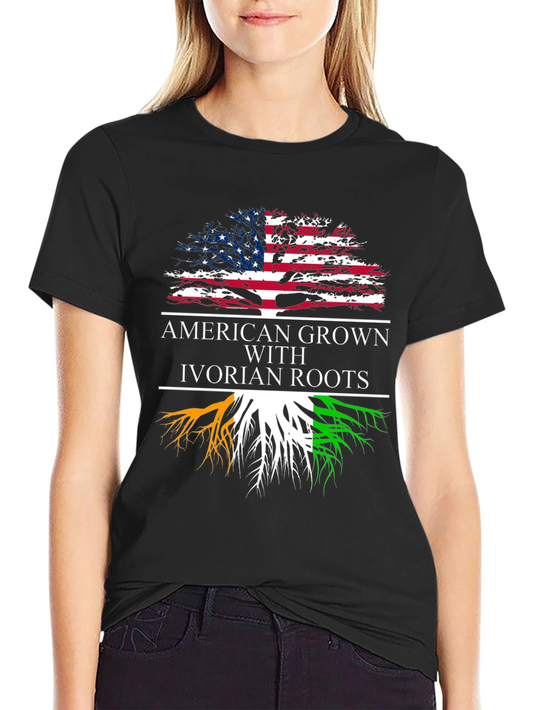 American Grown with Ivorian Roots T-Shirt