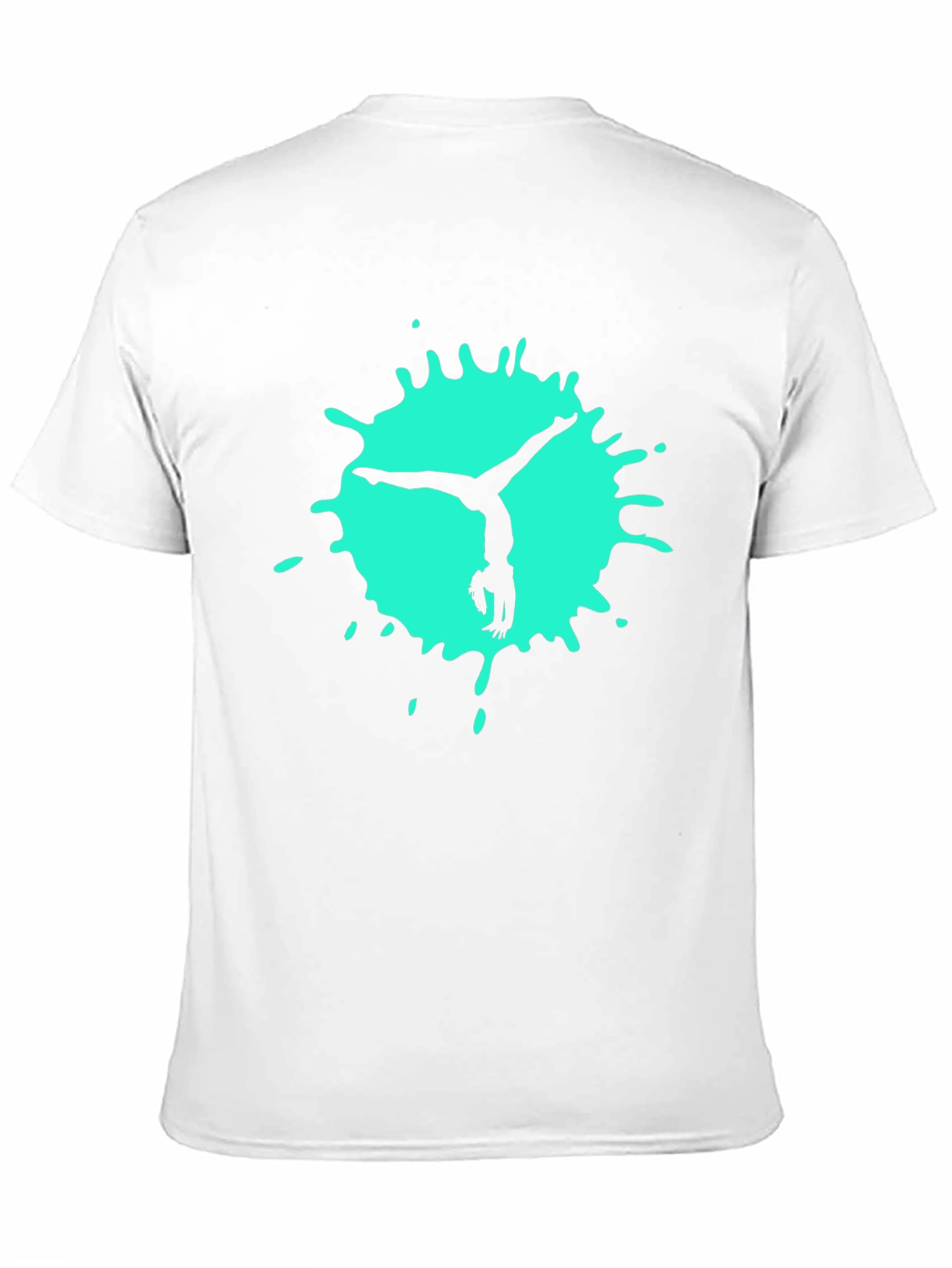 Gymnast Splash Black Tee - Athletic Cool