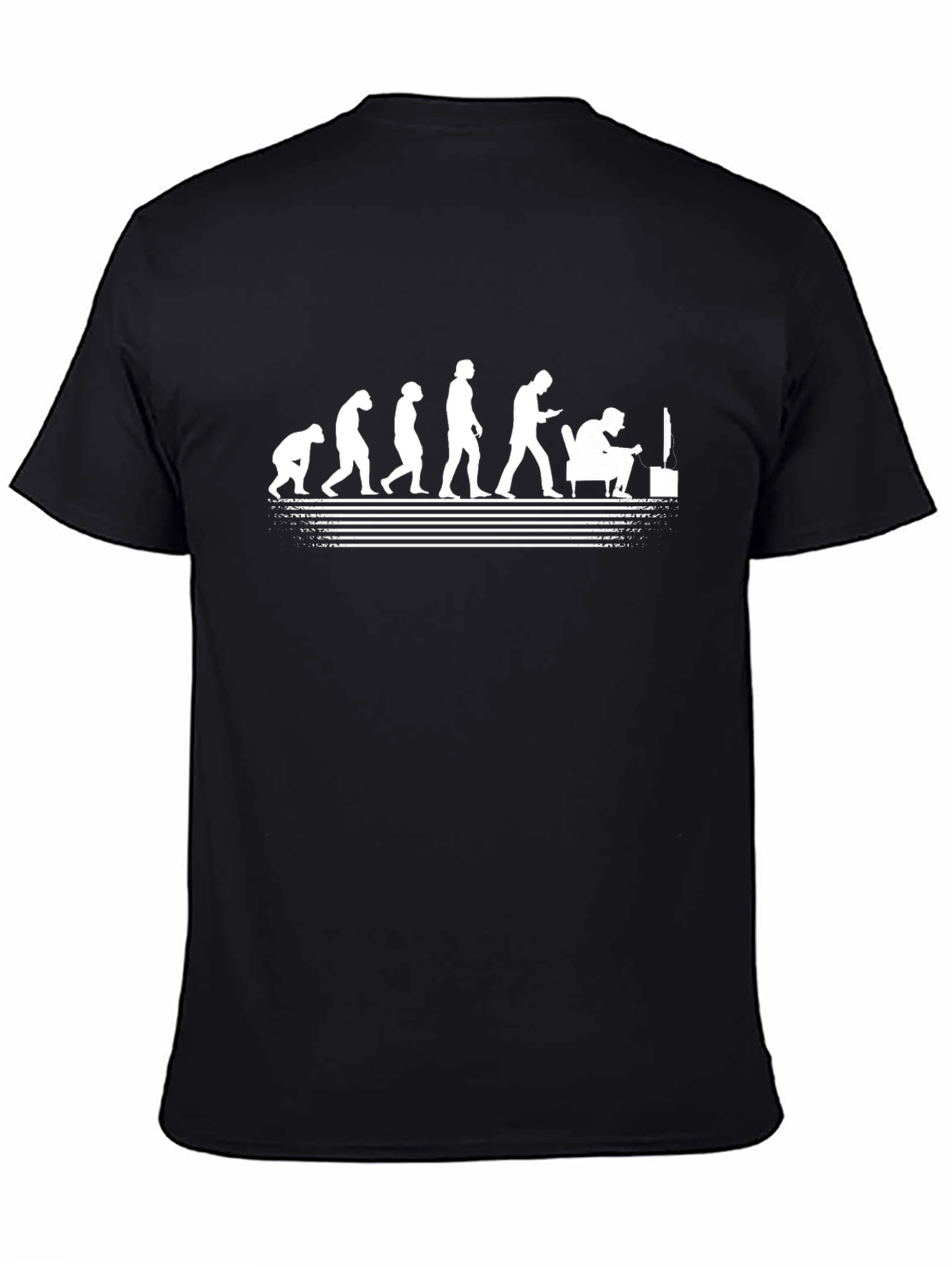 Evolution of Gaming Black T-Shirt