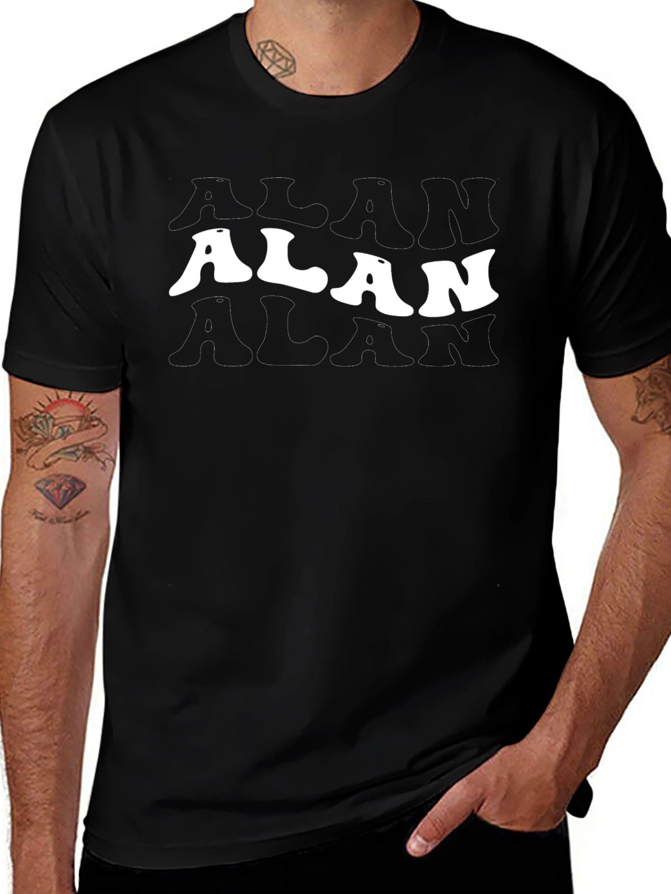 Retro Style Alan T-Shirt - Soft Cotton Blend