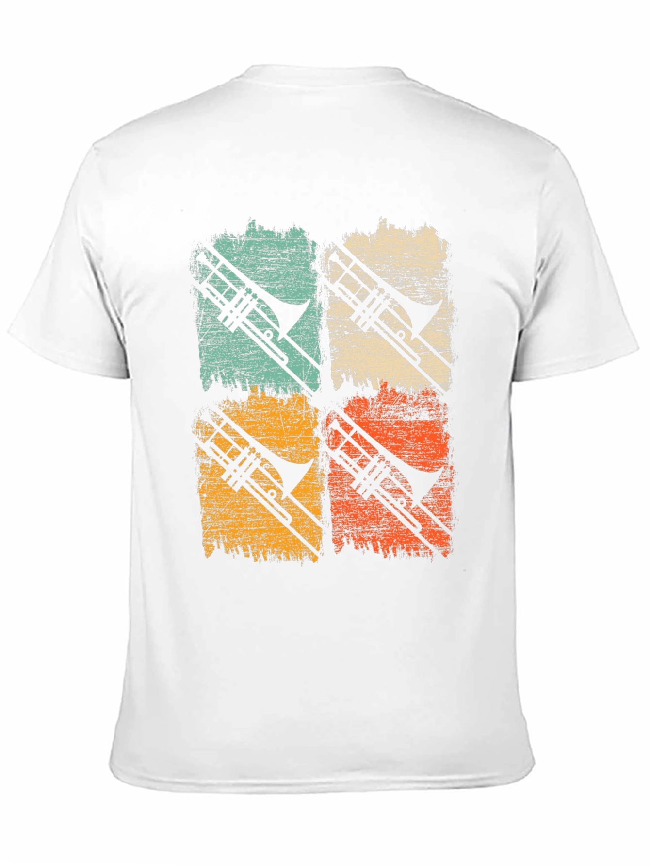 Retro Trombone T-Shirt - Musician Apparel