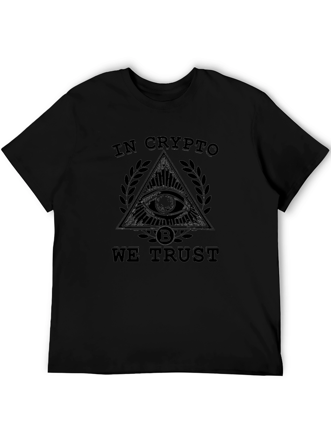 In Crypto We Trust T-Shirt - Black