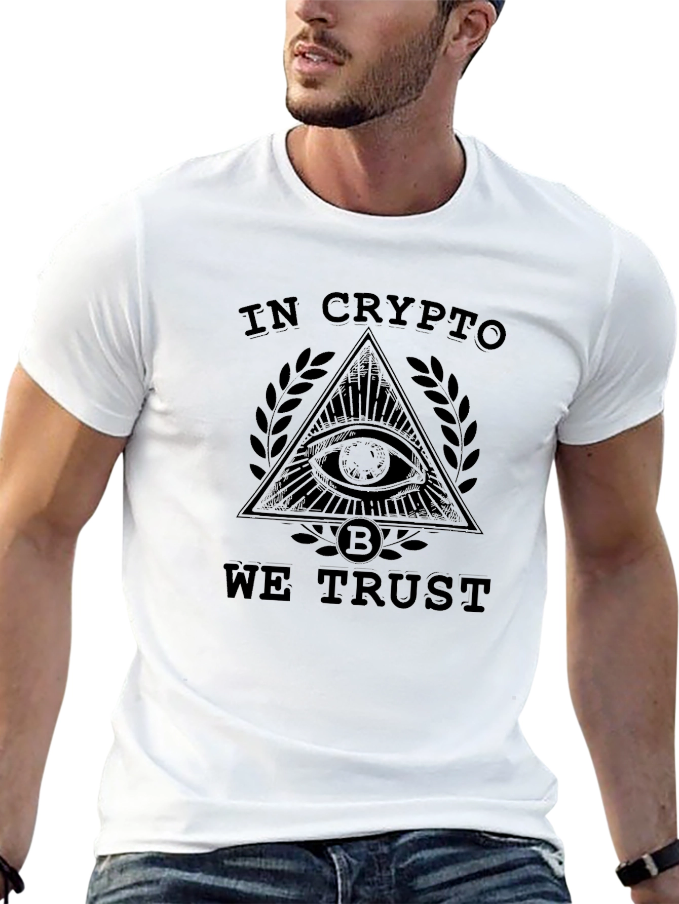In Crypto We Trust T-Shirt - Black