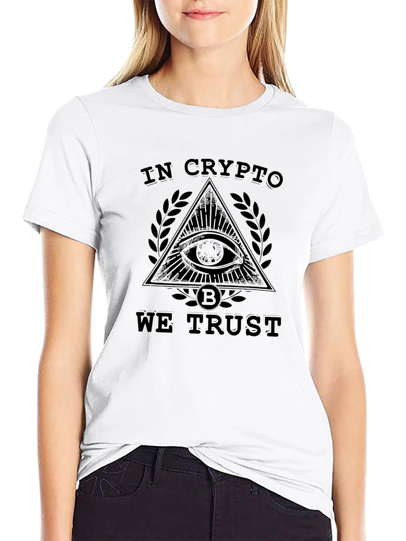 In Crypto We Trust T-Shirt - Black