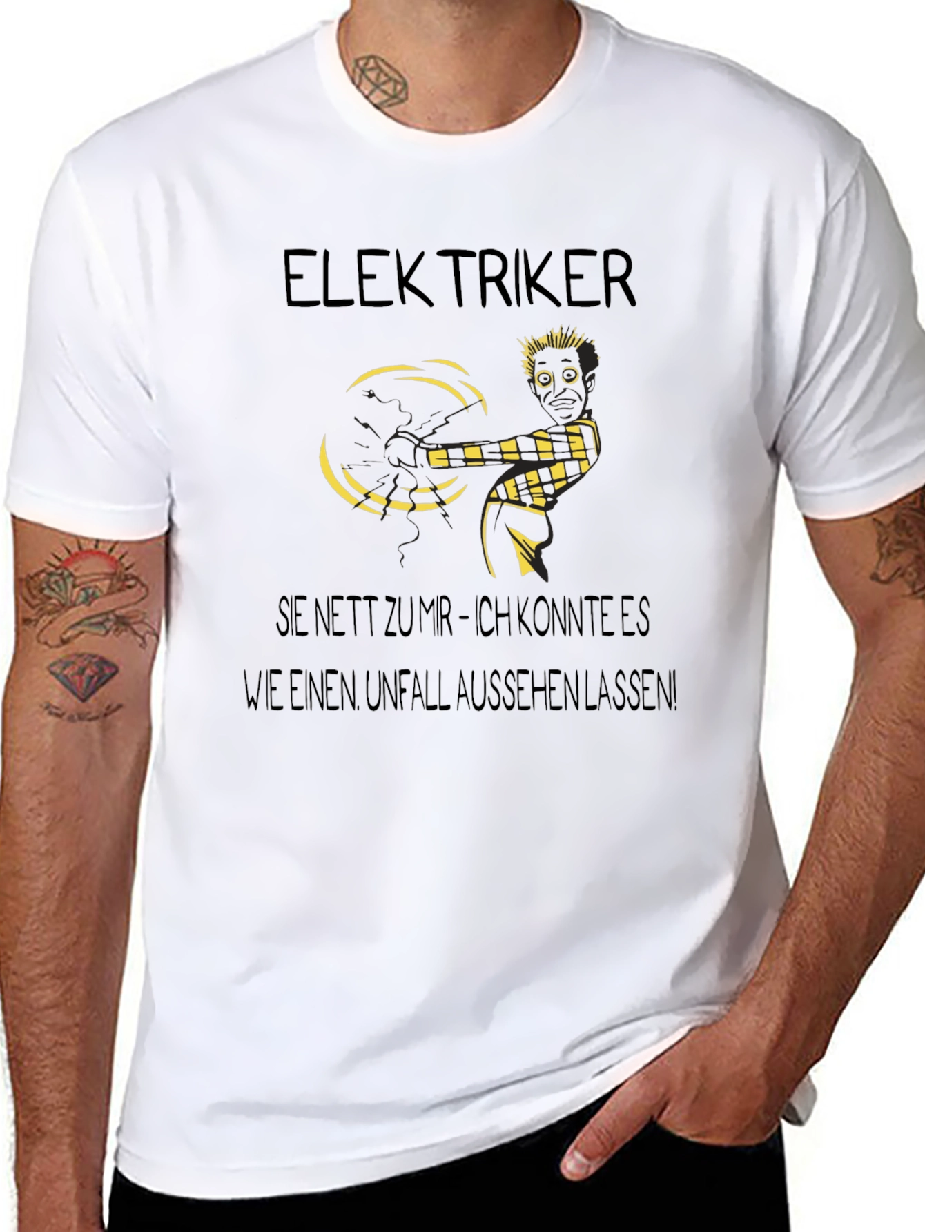 Electrician T-Shirt Funny Graphic Tee