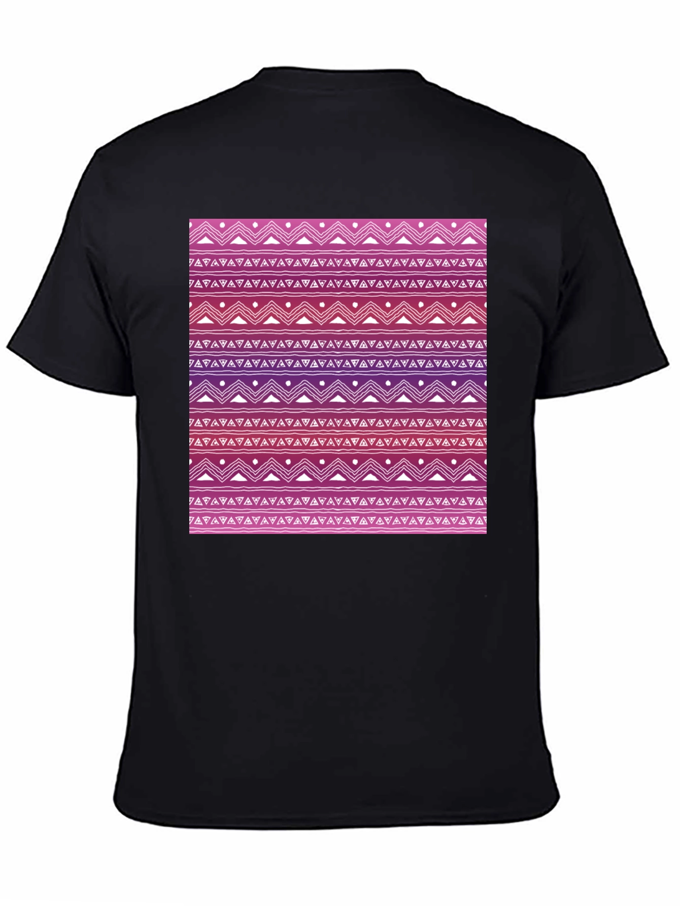 Patterned Tee: Aztec-Inspired Design
