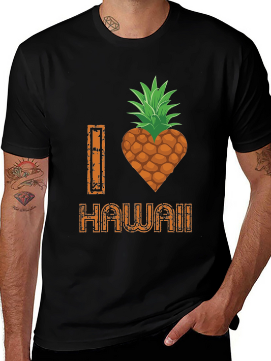 I Heart Hawaii Pineapple Graphic Tee