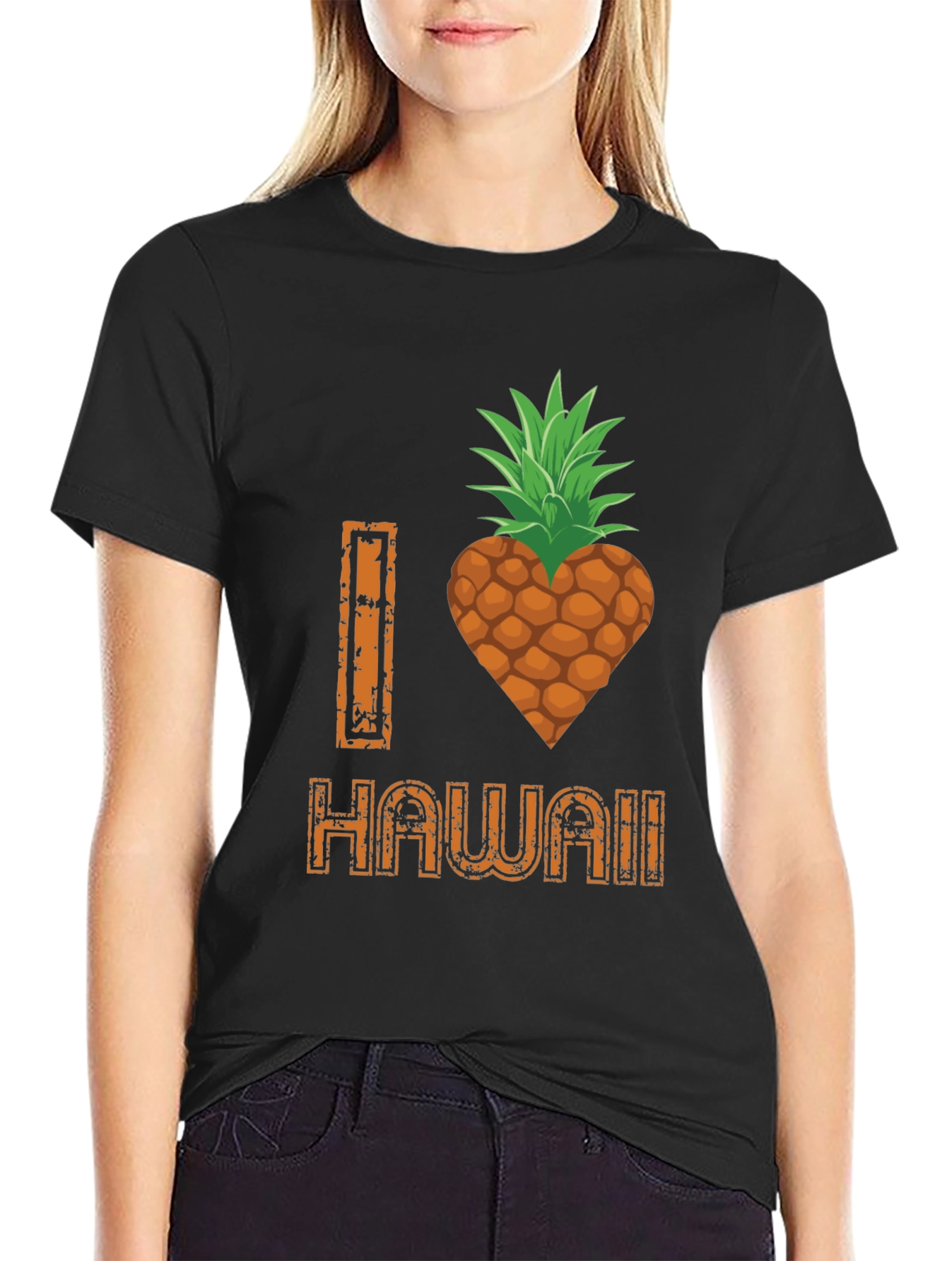I Heart Hawaii Pineapple Graphic Tee