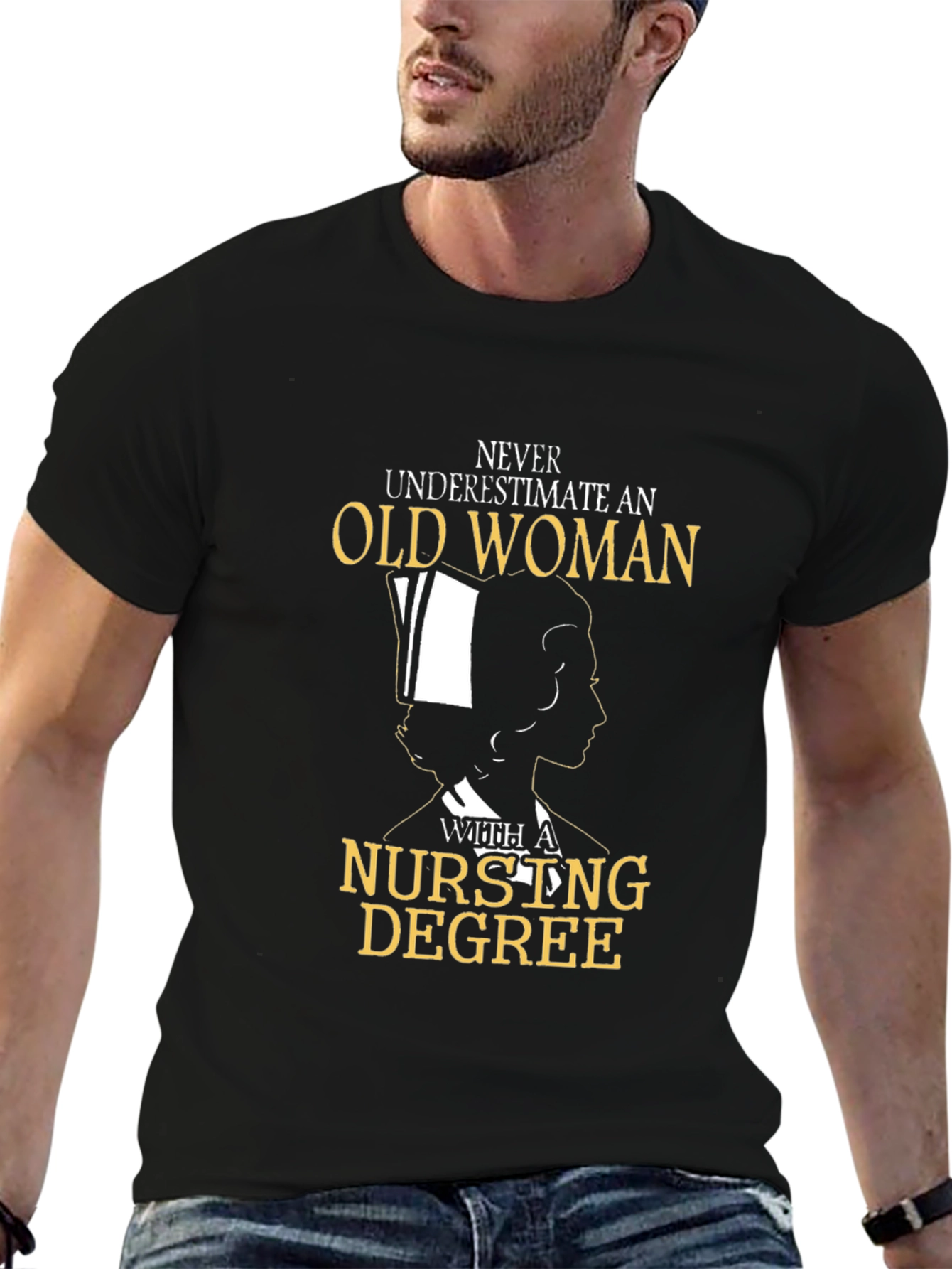 Nursing Degree Old Woman T-Shirt