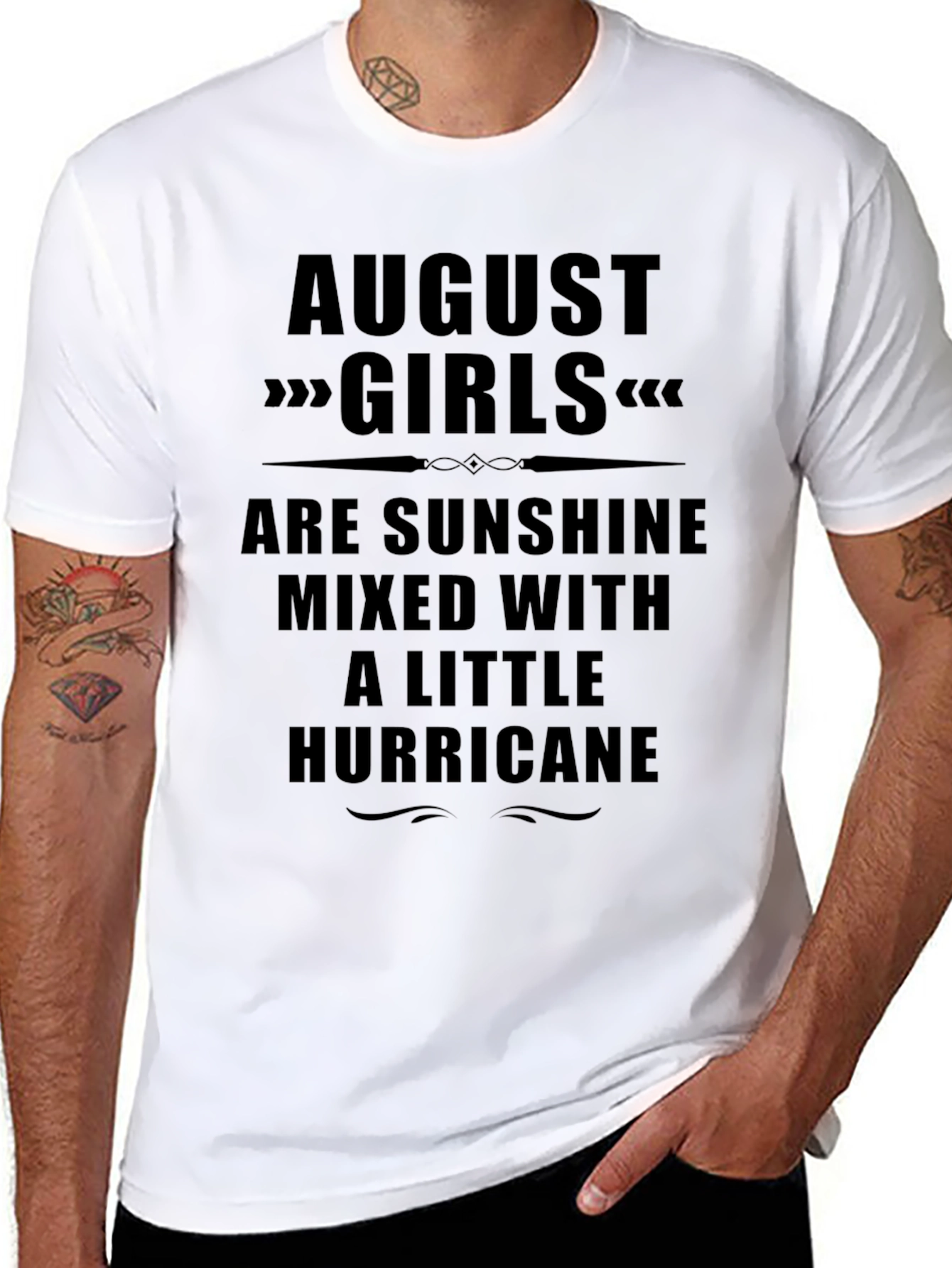 August Girls Sunshine Hurricane Black T-Shirt