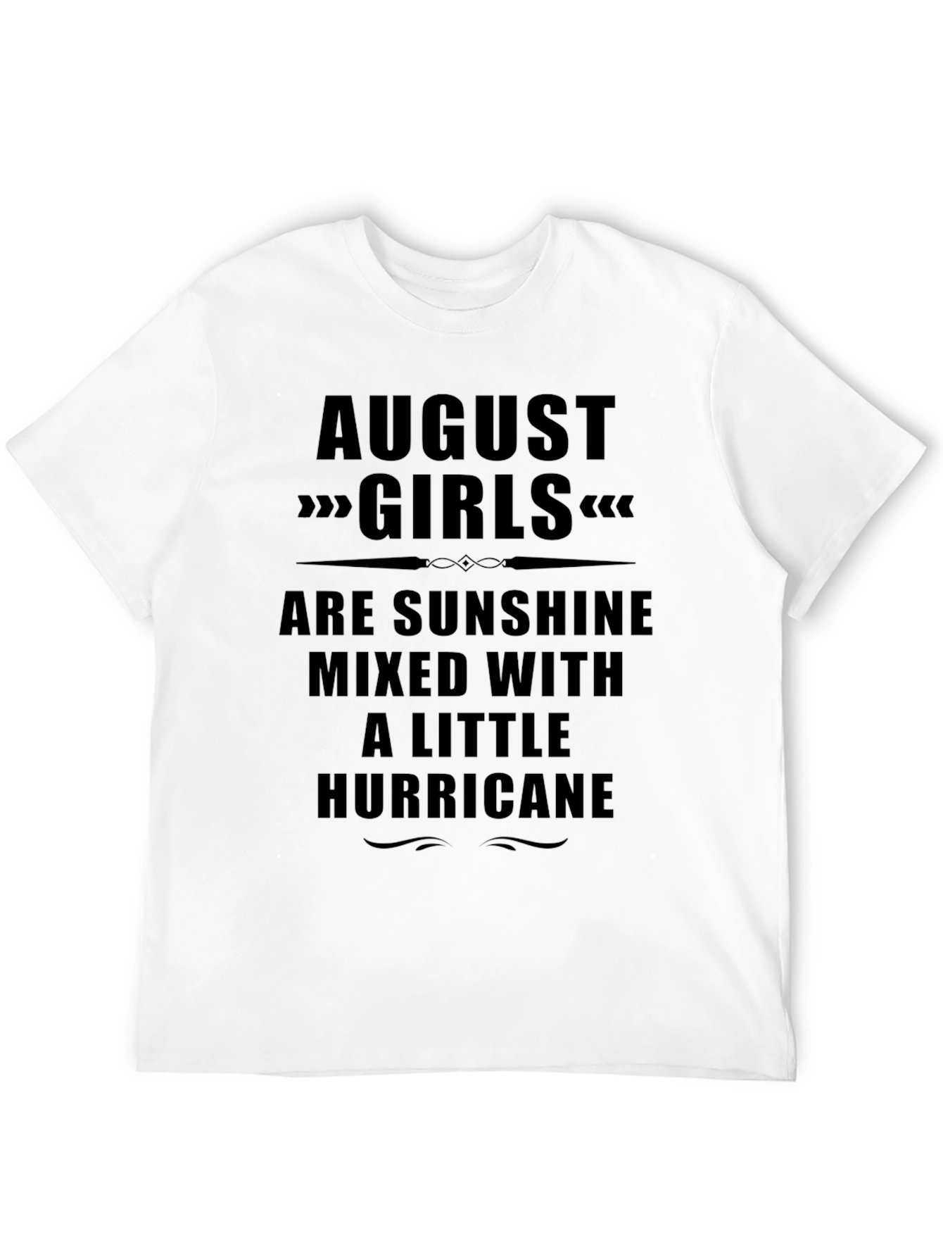 August Girls Sunshine Hurricane Black T-Shirt