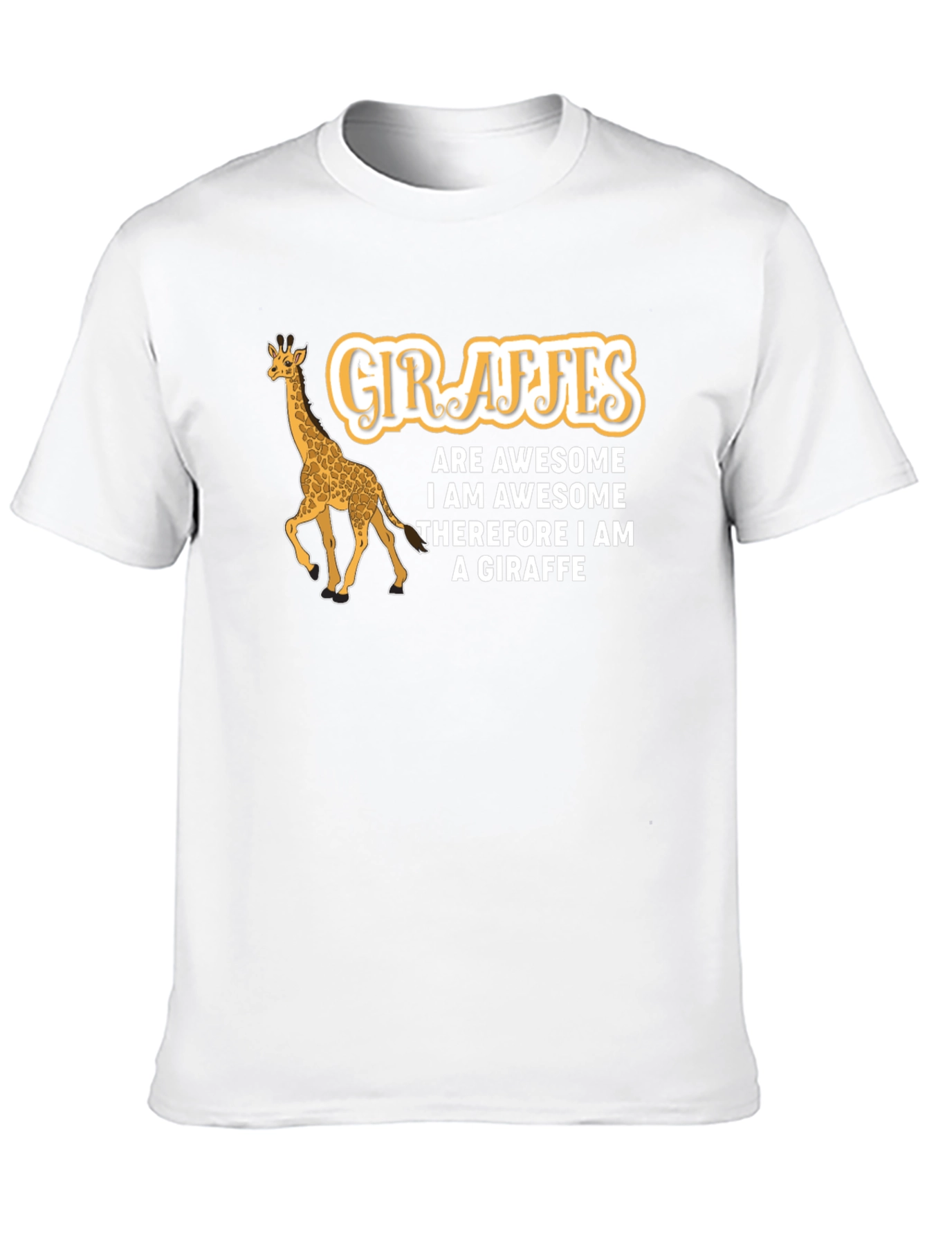 Giraffe Awesome Graphic T-Shirt