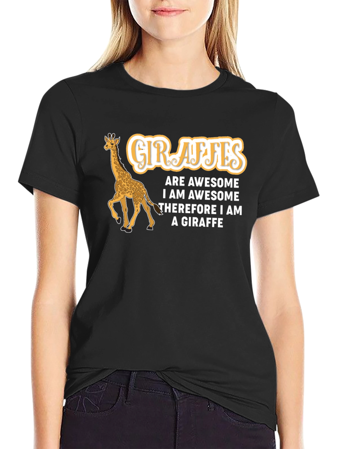 Giraffe Awesome Graphic T-Shirt