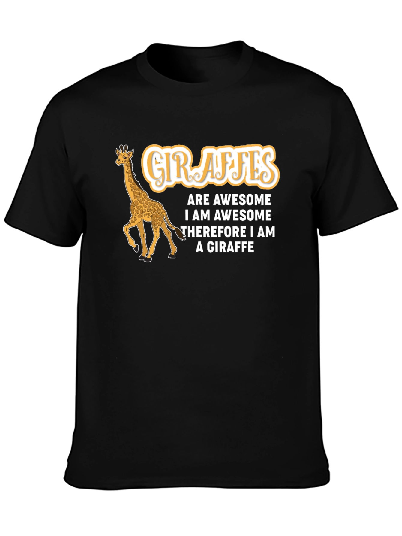 Giraffe Awesome Graphic T-Shirt