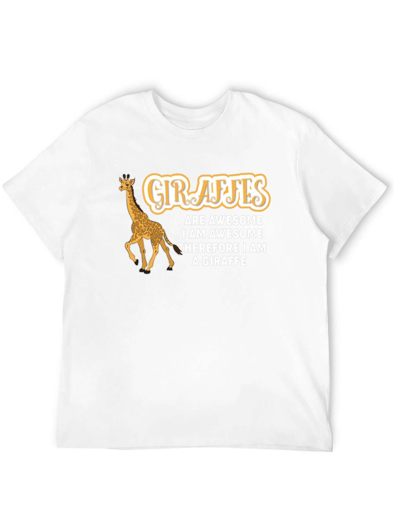 Giraffe Awesome Graphic T-Shirt