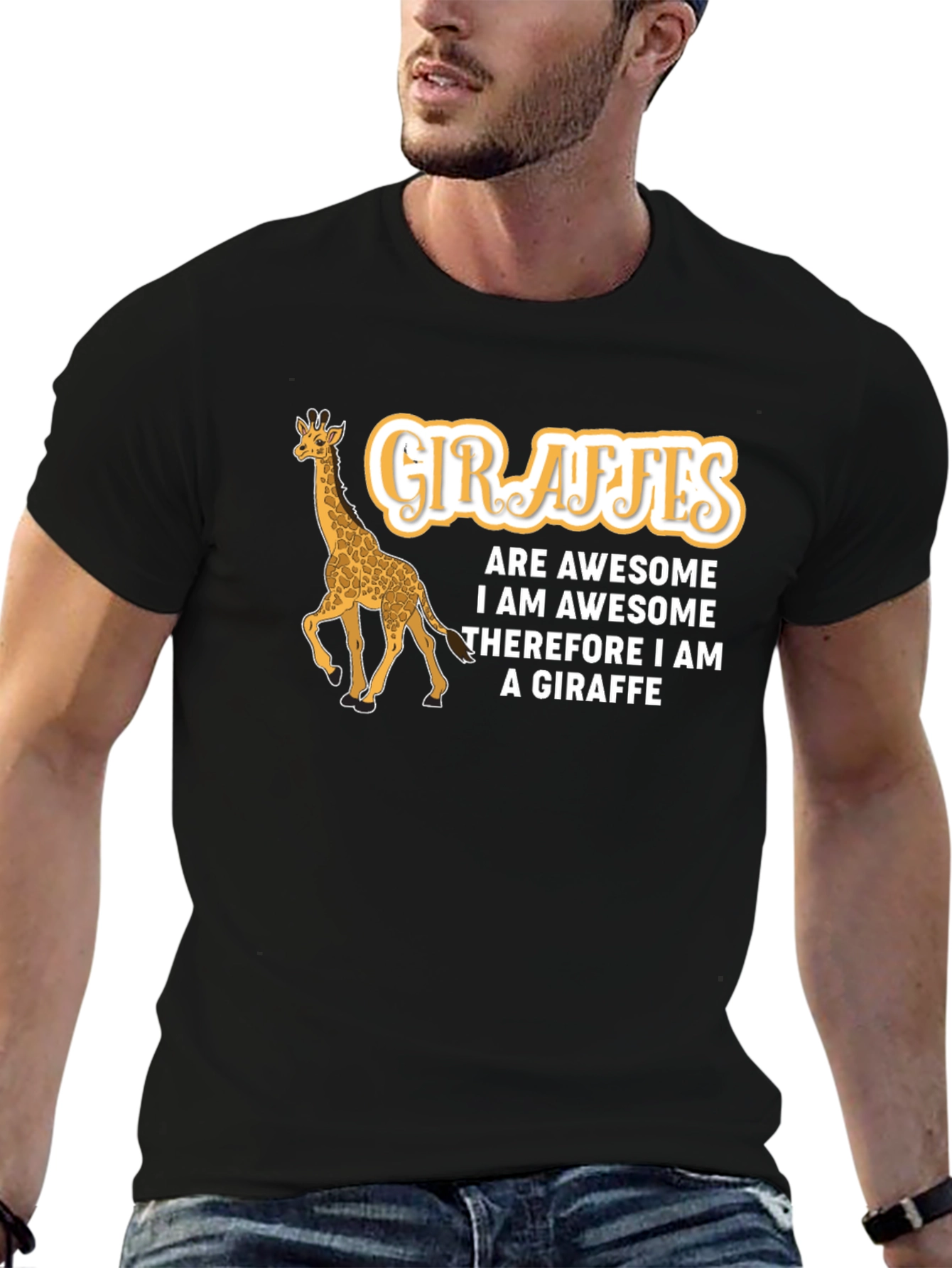 Giraffe Awesome Graphic T-Shirt