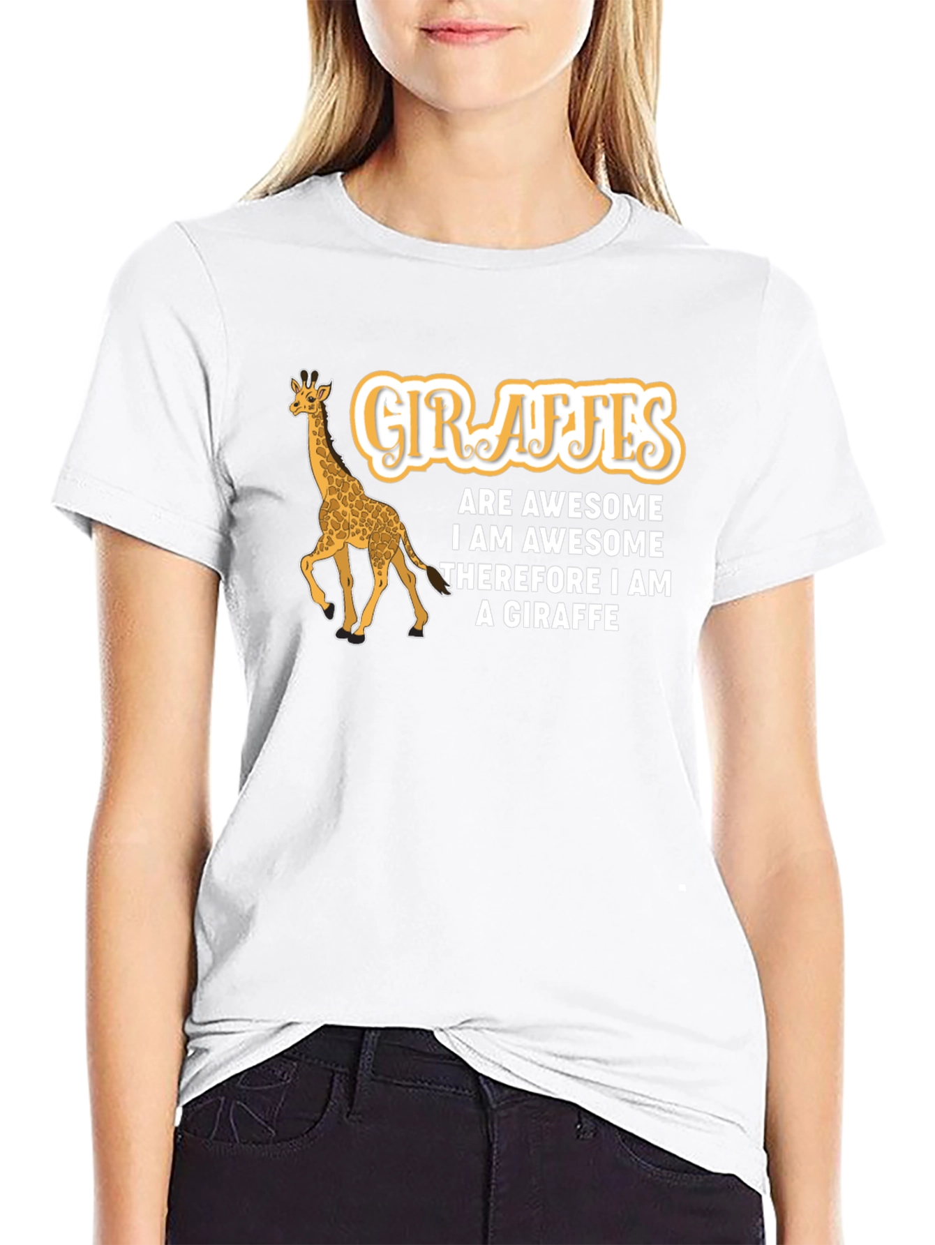 Giraffe Awesome Graphic T-Shirt