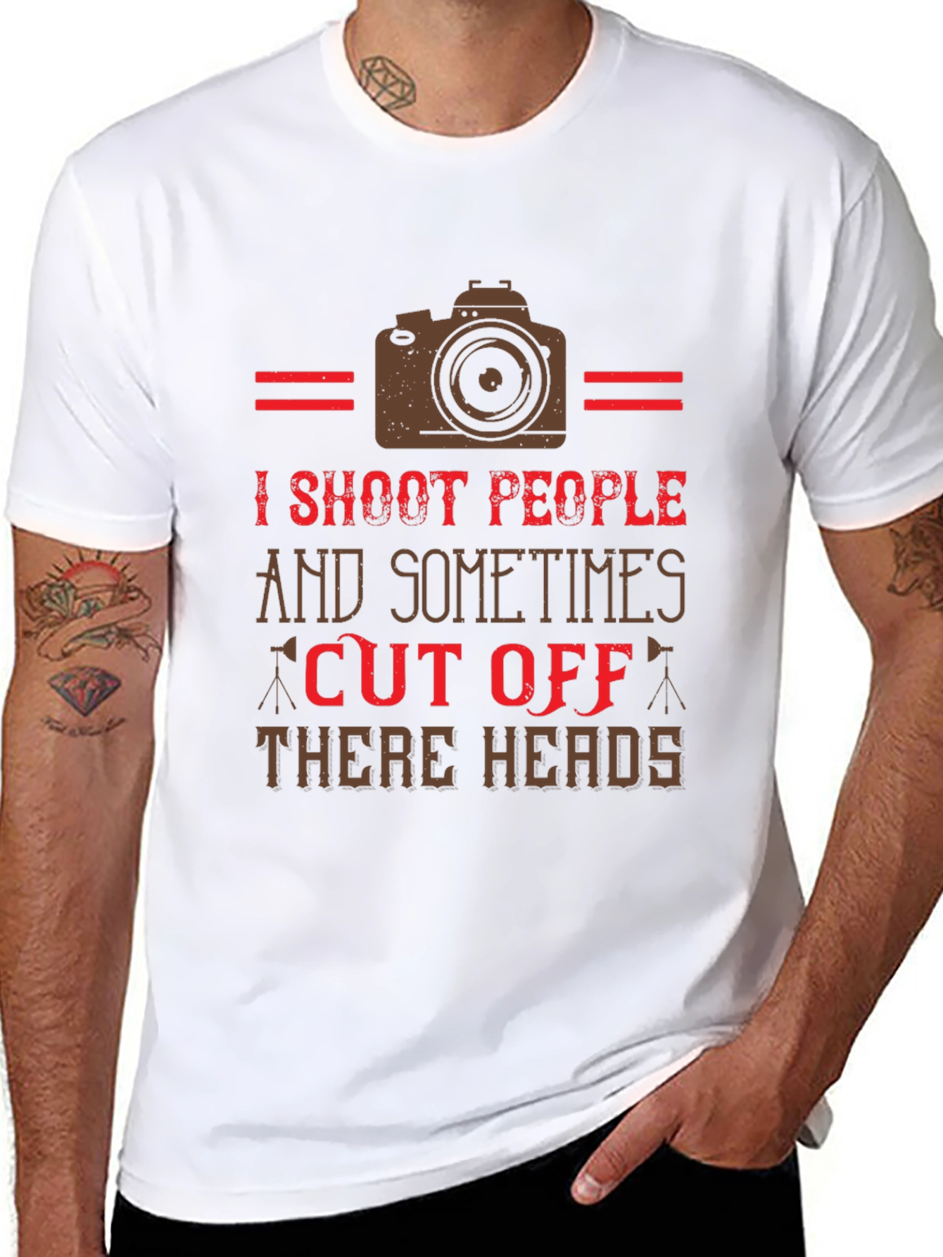 I Shoot People Funny Camera T-Shirt