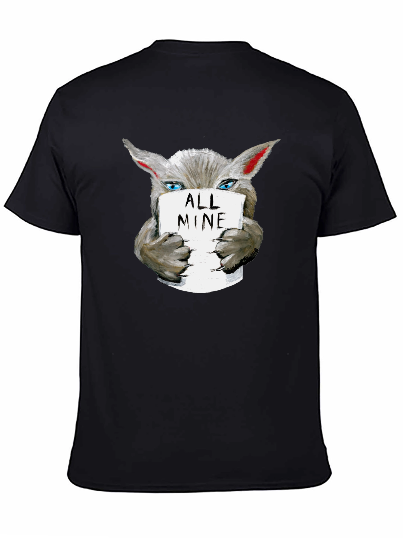 All Mine Wolf Graphic Tee - Unisex Cotton T-Shirt