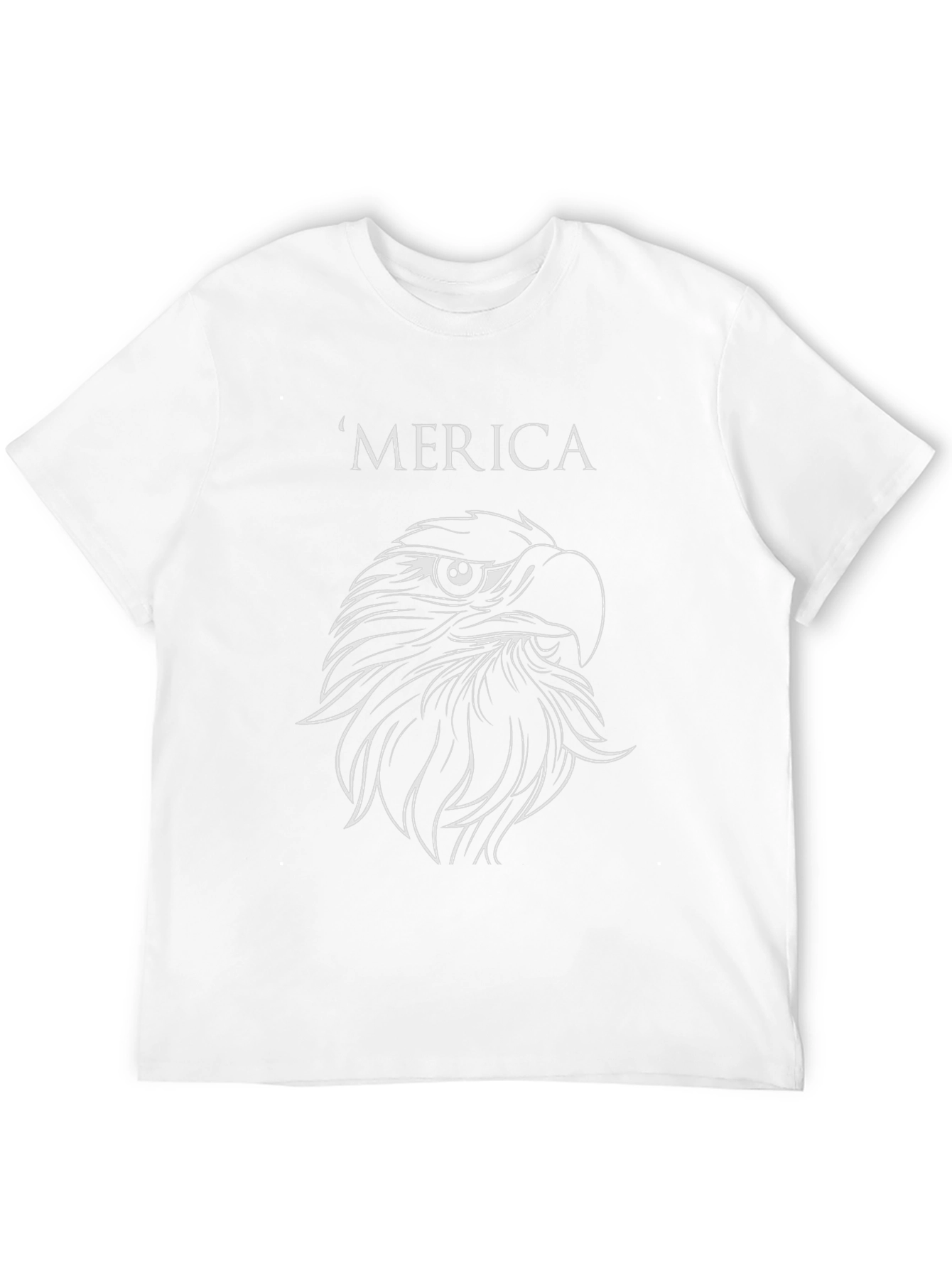 ‘Merica Eagle Graphic Tee - Black