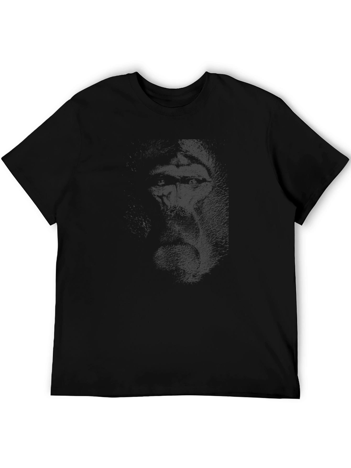 Graphic Monkey T-Shirt - Black
