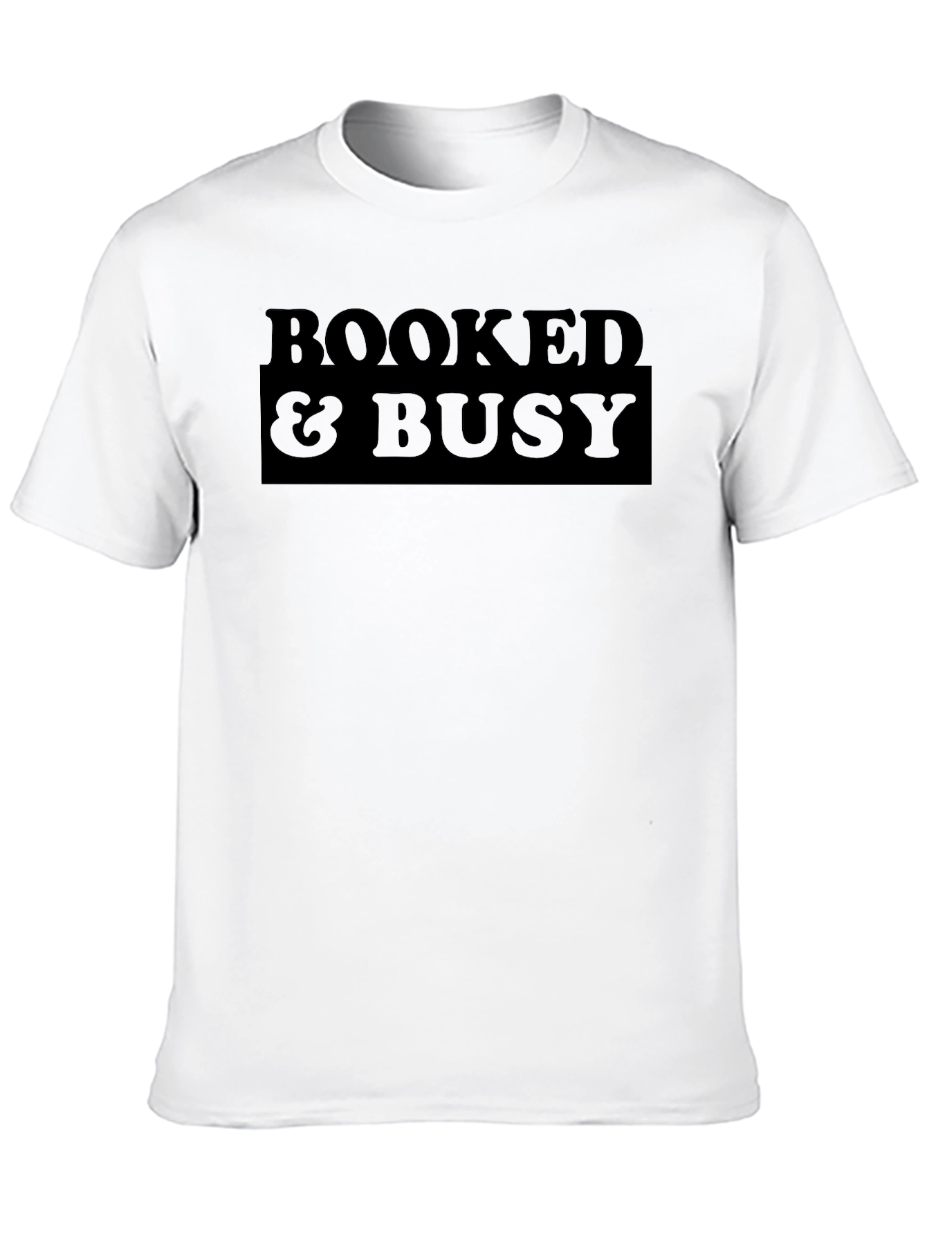 Booked & Busy Black Graphic Tee