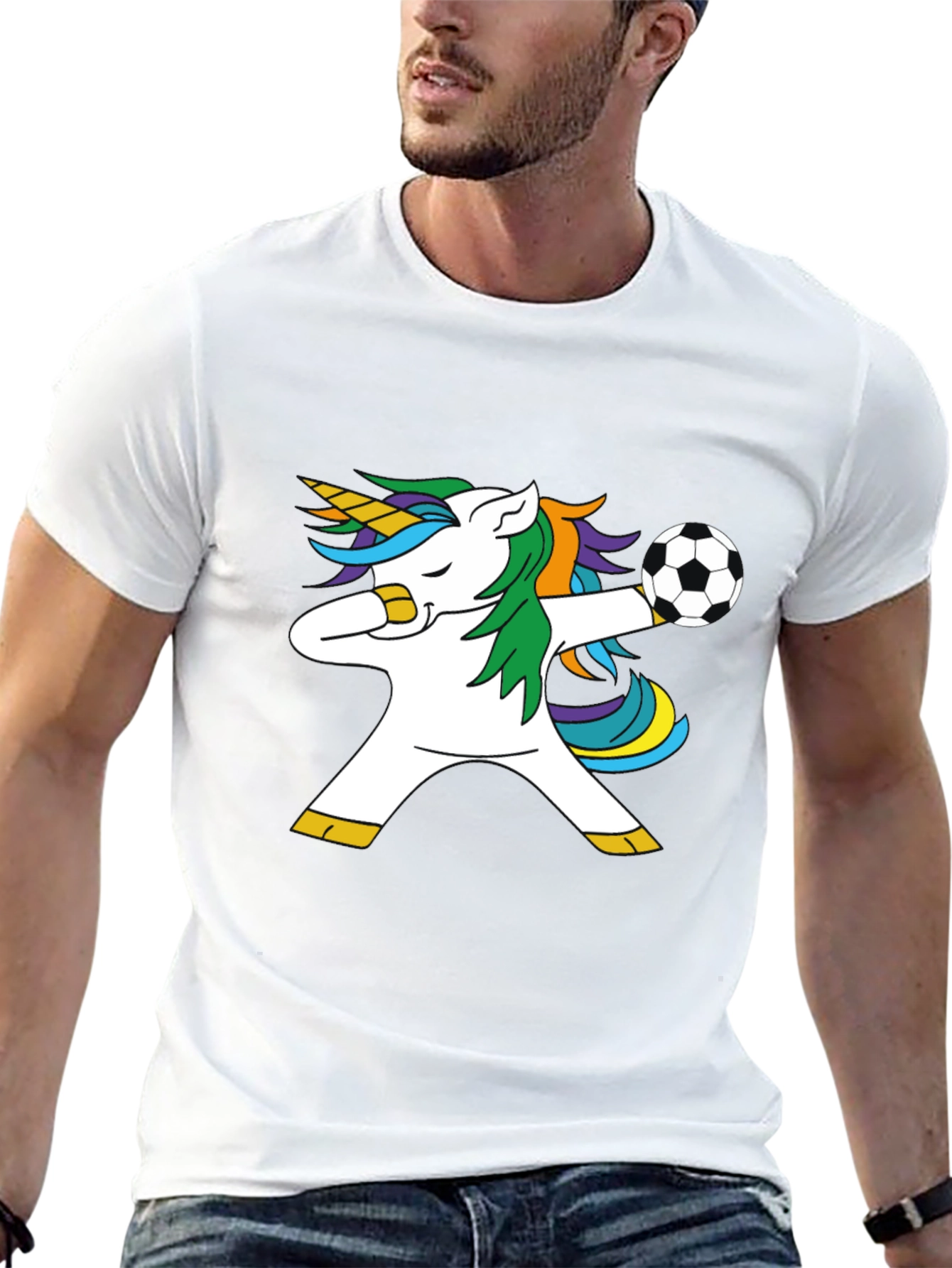 Unicorn Soccer Dab T-Shirt