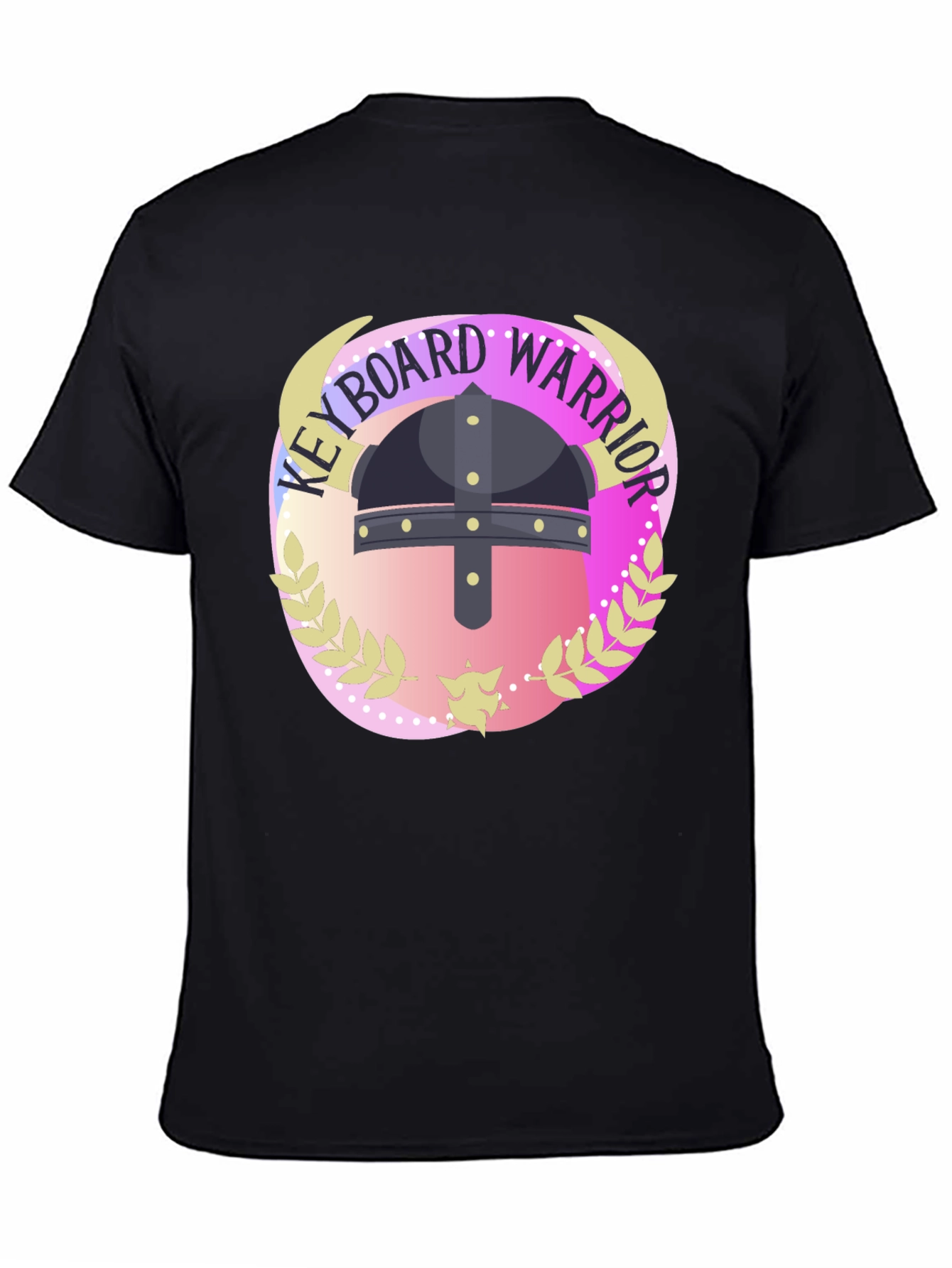 Keyboard Warrior Graphic Tee - Black
