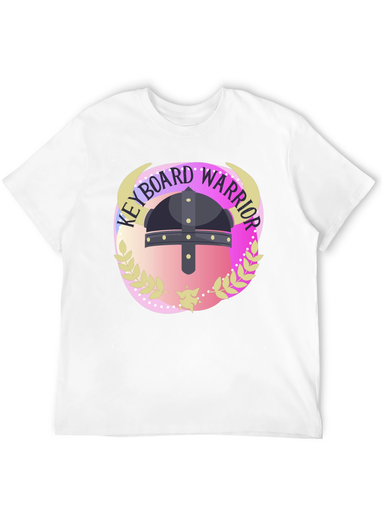 Keyboard Warrior Graphic Tee - Black