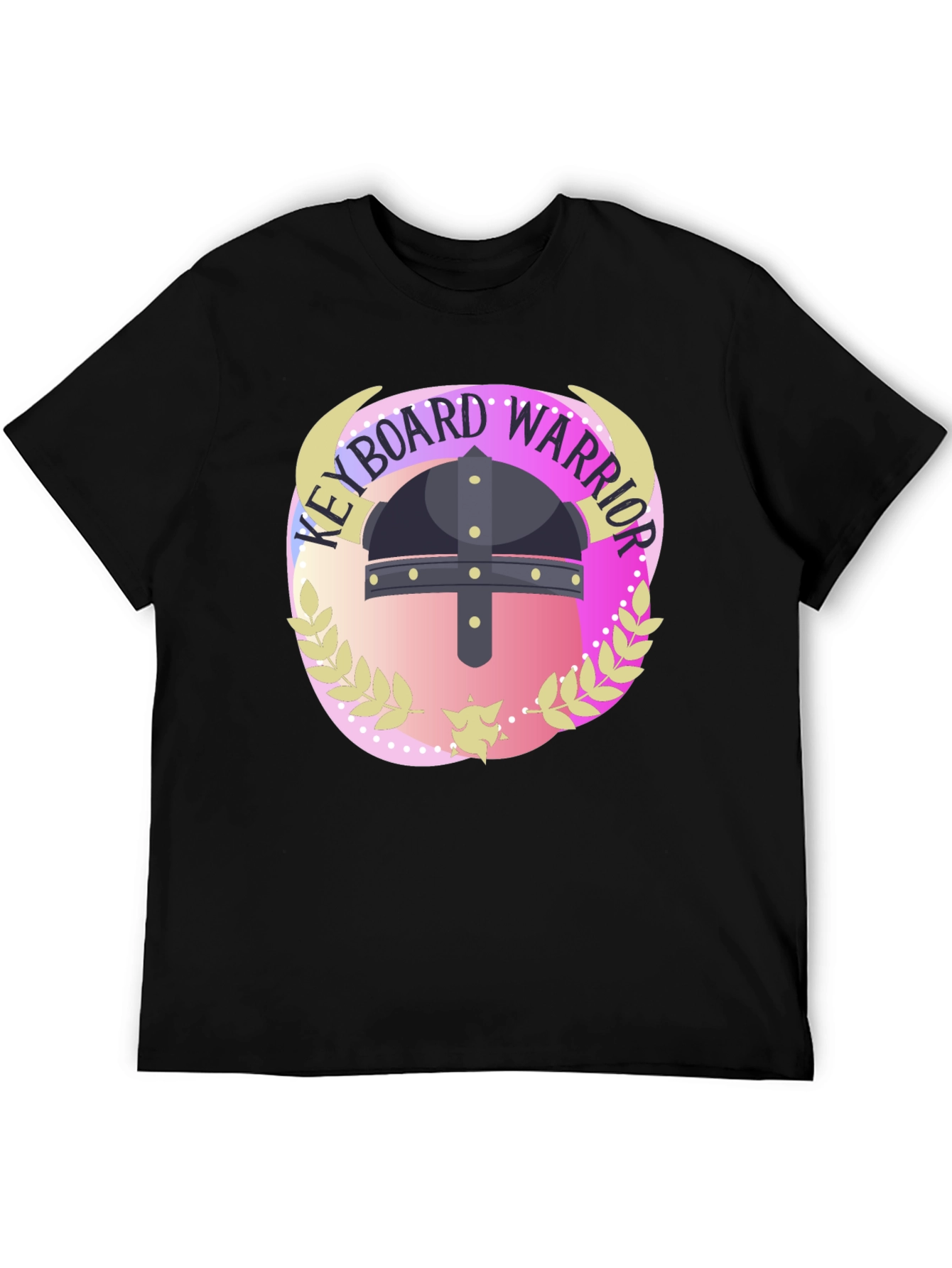 Keyboard Warrior Graphic Tee - Black