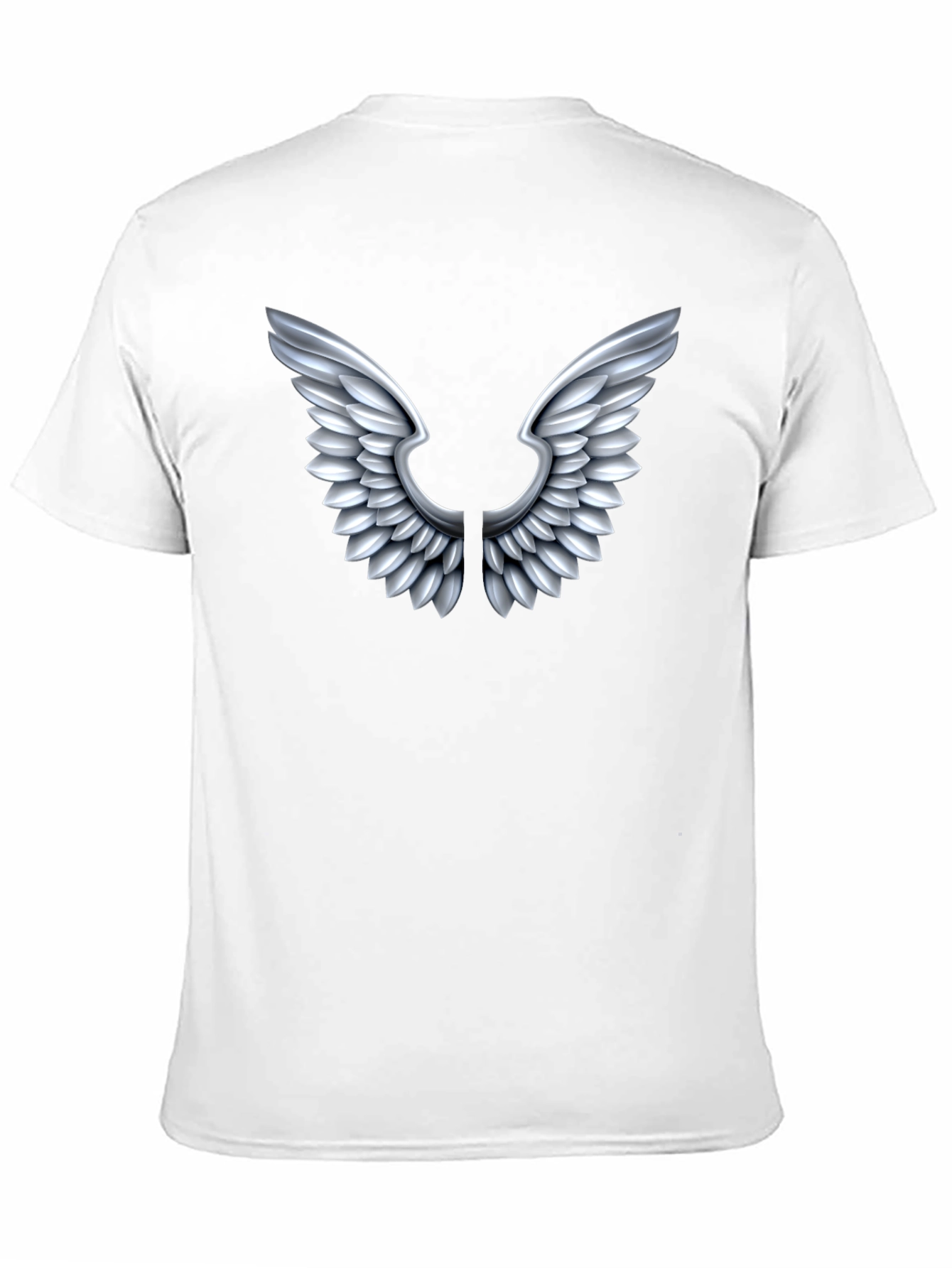 Winged Graphic Tee - Black Cotton Comfort