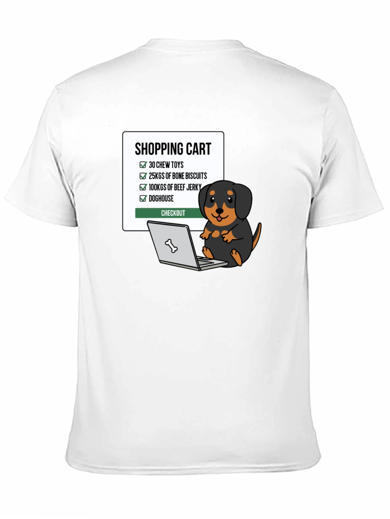 Dogs Shopping List T-Shirt