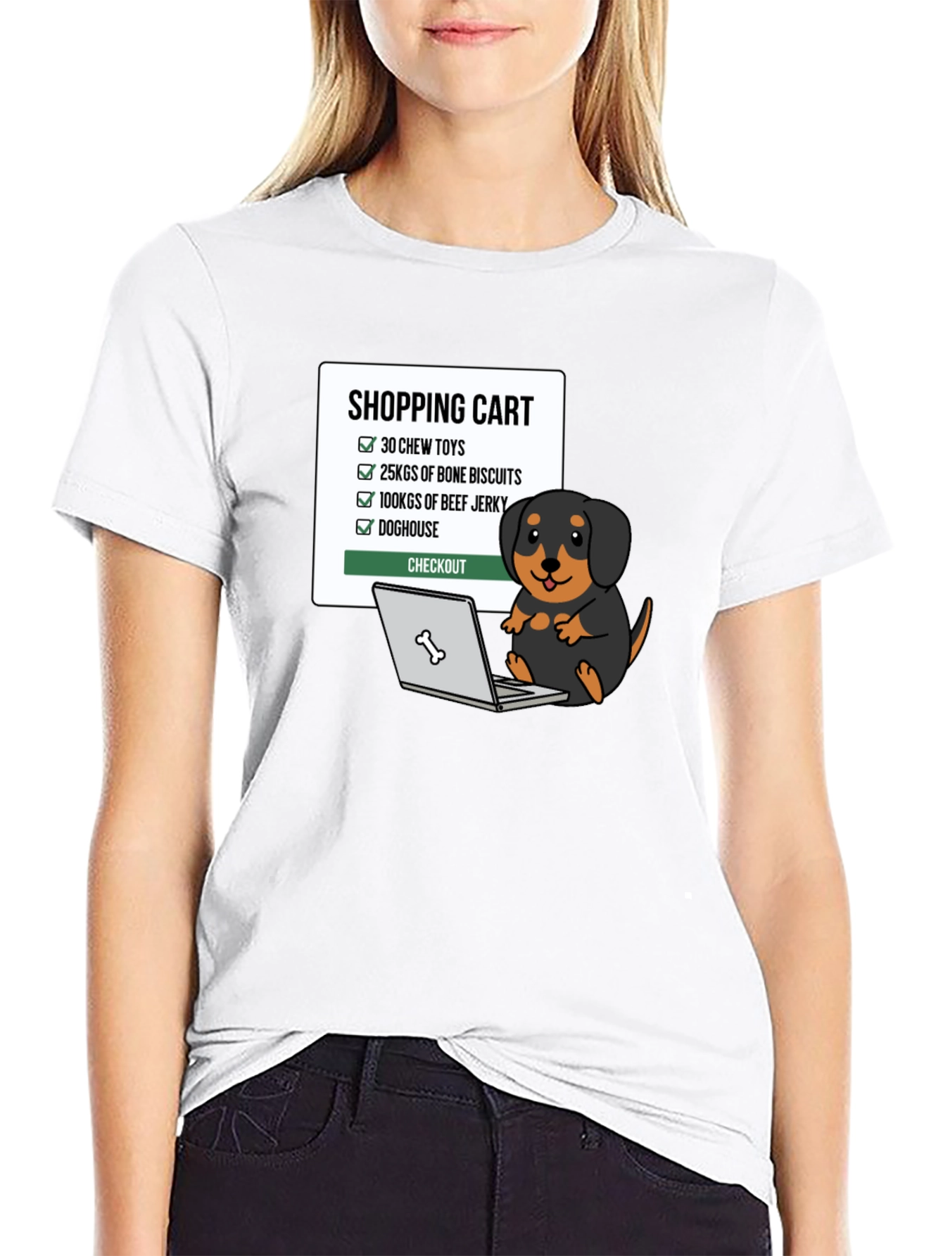 Dogs Shopping List T-Shirt