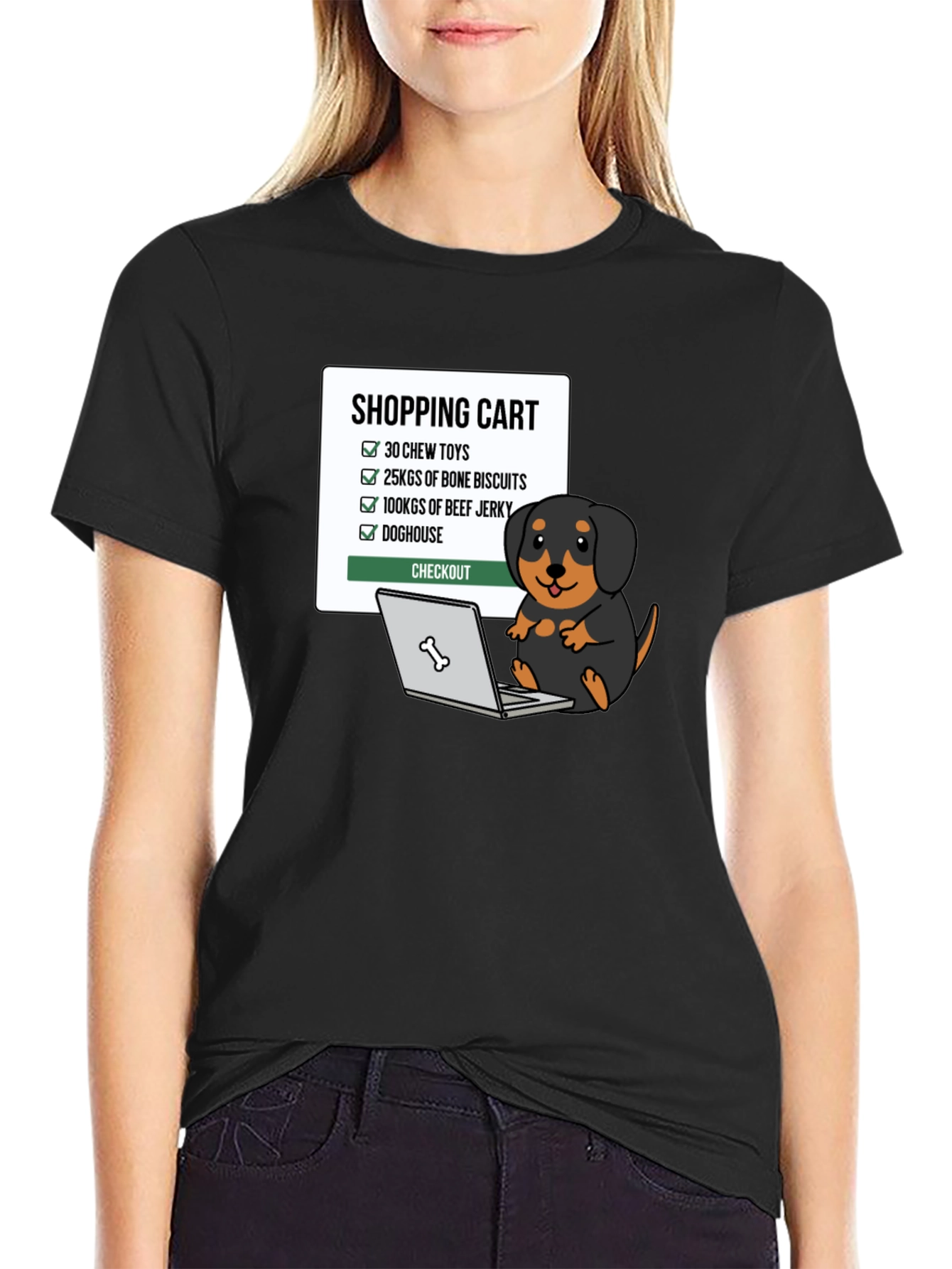 Dogs Shopping List T-Shirt
