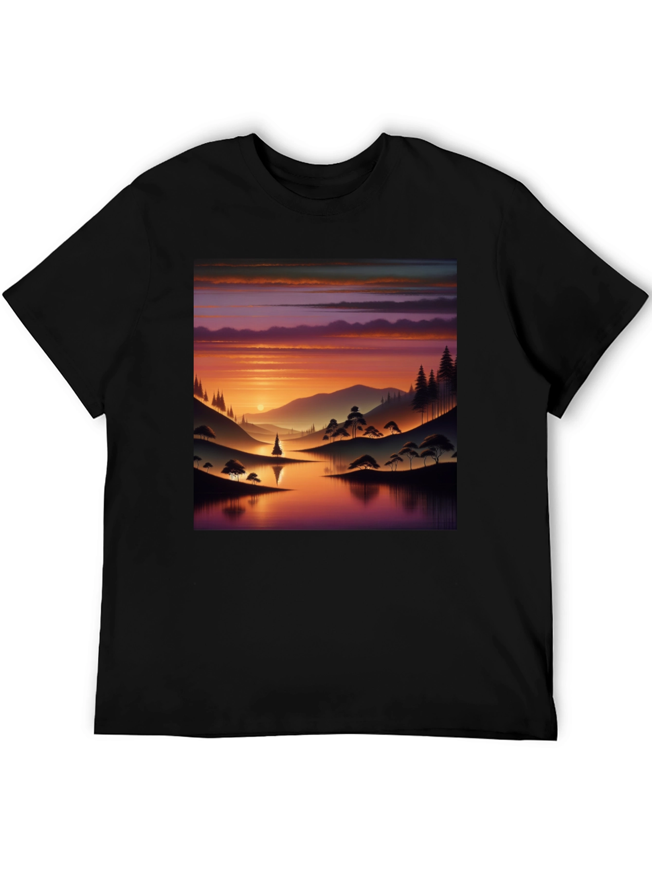 Sunset Lake Graphic Tee