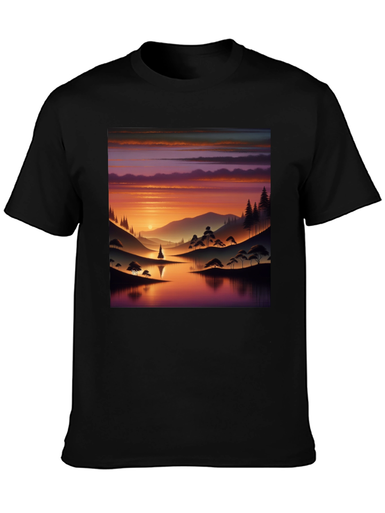 Sunset Lake Graphic Tee
