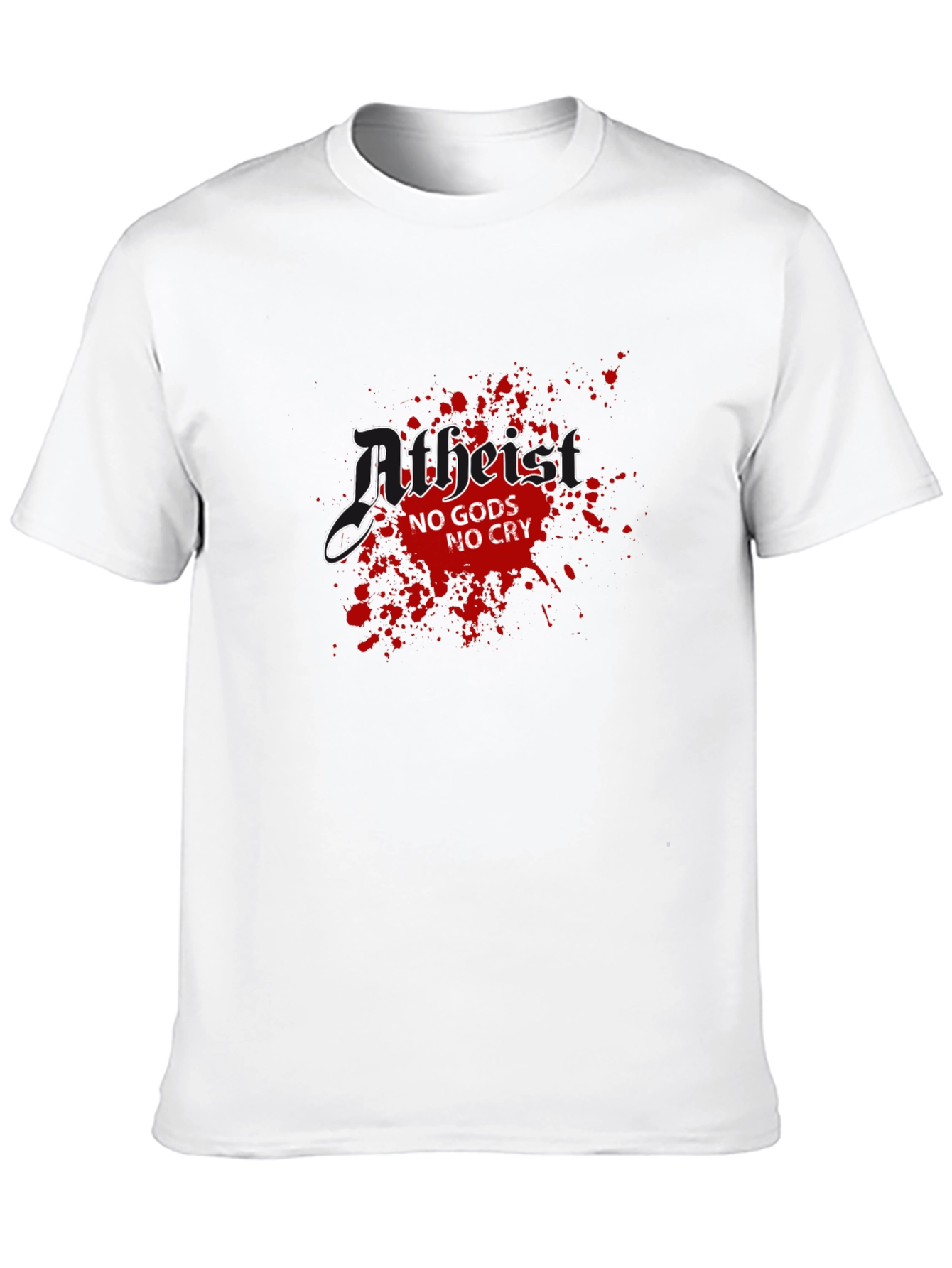 Atheist No Gods No Cry T-Shirt