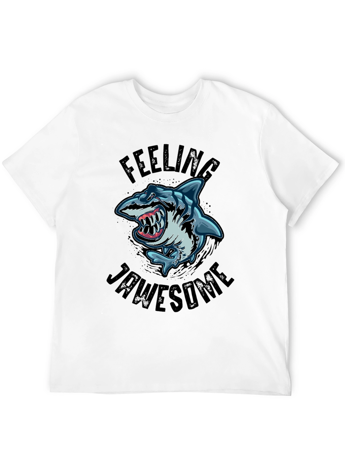 Jawsome Shark Graphic Tee - Black